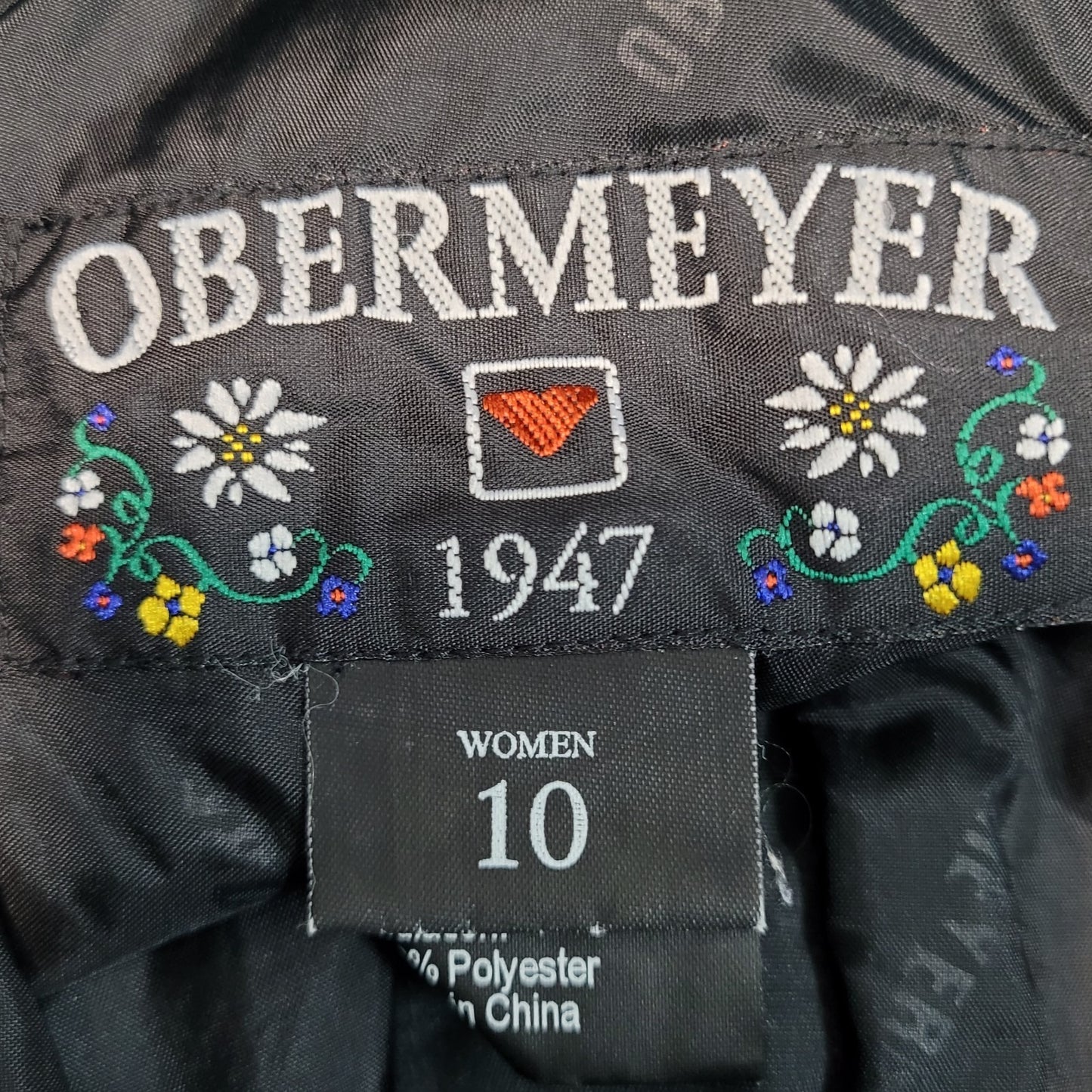 VTG Obermeyer Black Stilleto Belted Stirrup Insulated Ski Pants Size 10 (28x25)