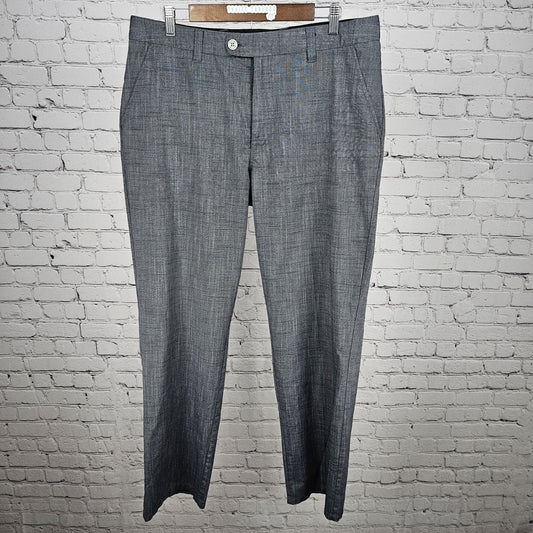 Travis Mathew Grey Straight Leg Flat Front Golf Chino Pants 36 (36x31)