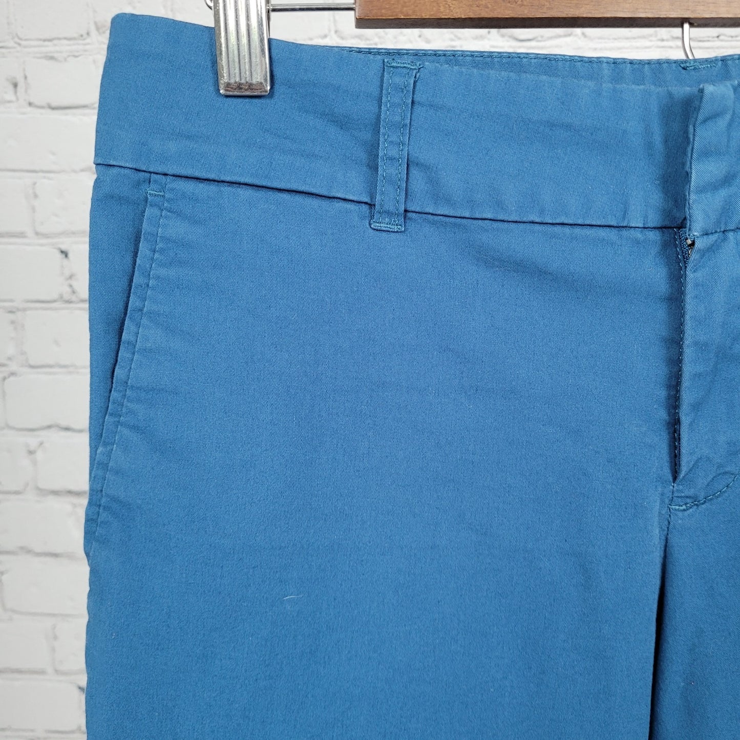 KUT From The Kloth Blue Lightweight Stretch Mid Rise Cropped Pants 4 (30x25)