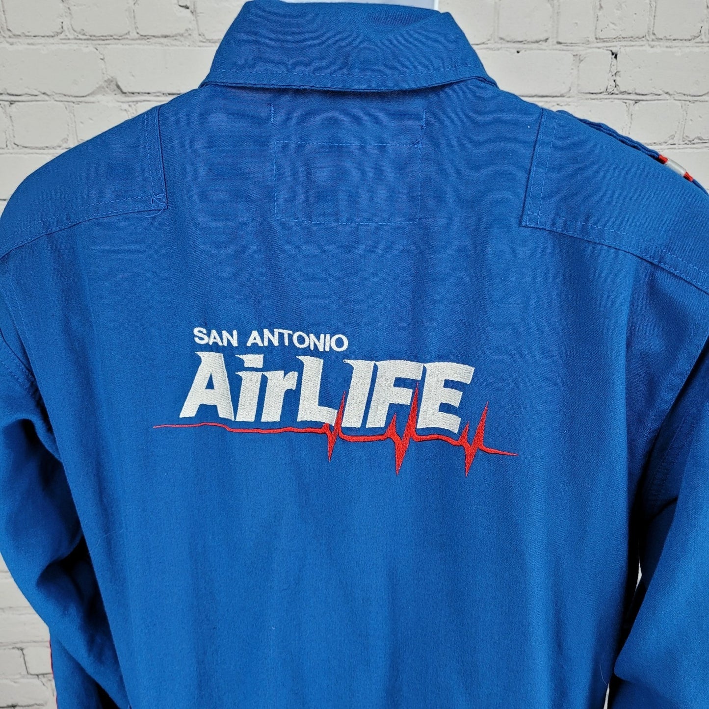 San Antonio Airlife USA Blue Nomex IIIA Medic Utility Coveralls 46R