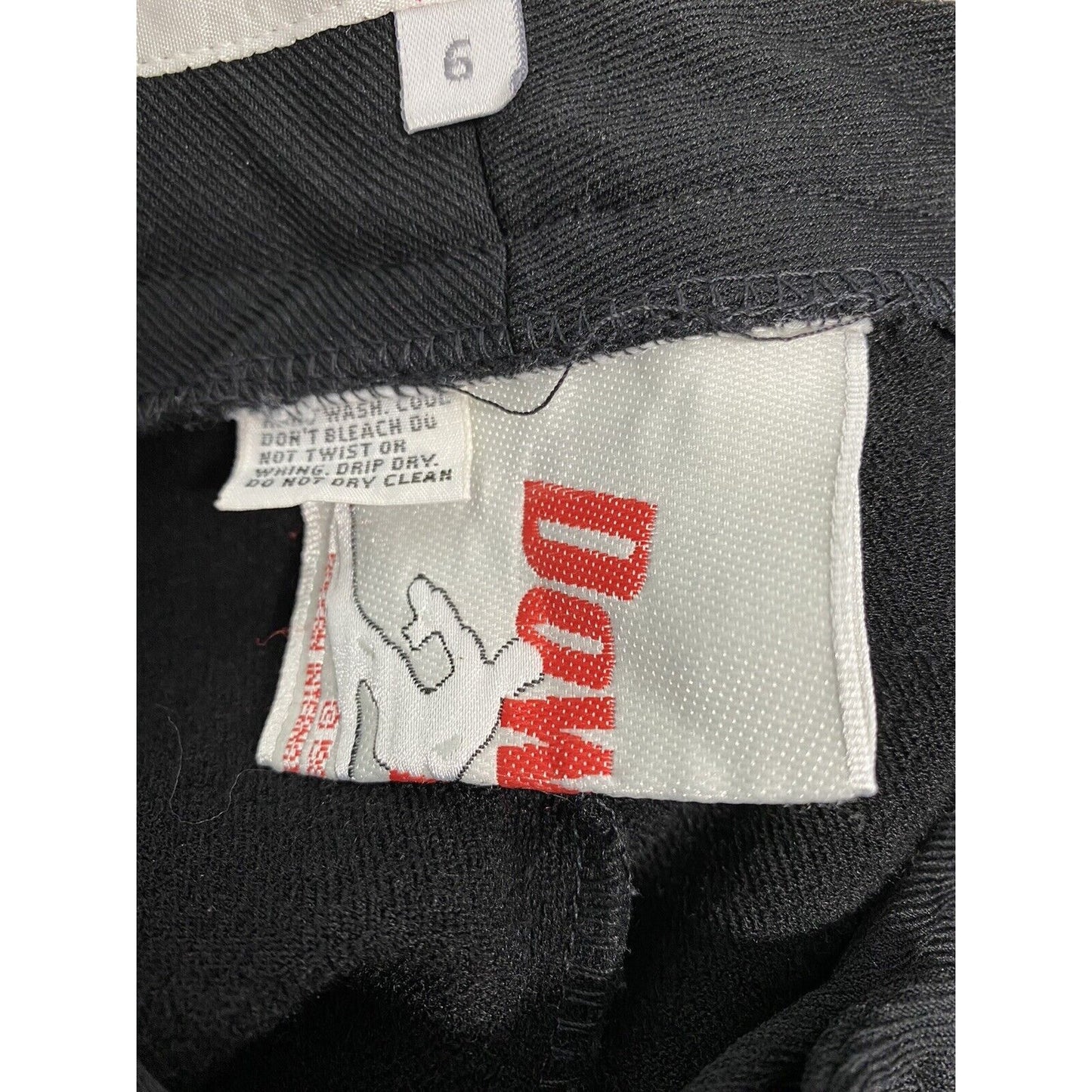 VTG Downhill Racer Schoeller Soft Shell Ski Snow Pants Black Stirrups 6 W22 I25