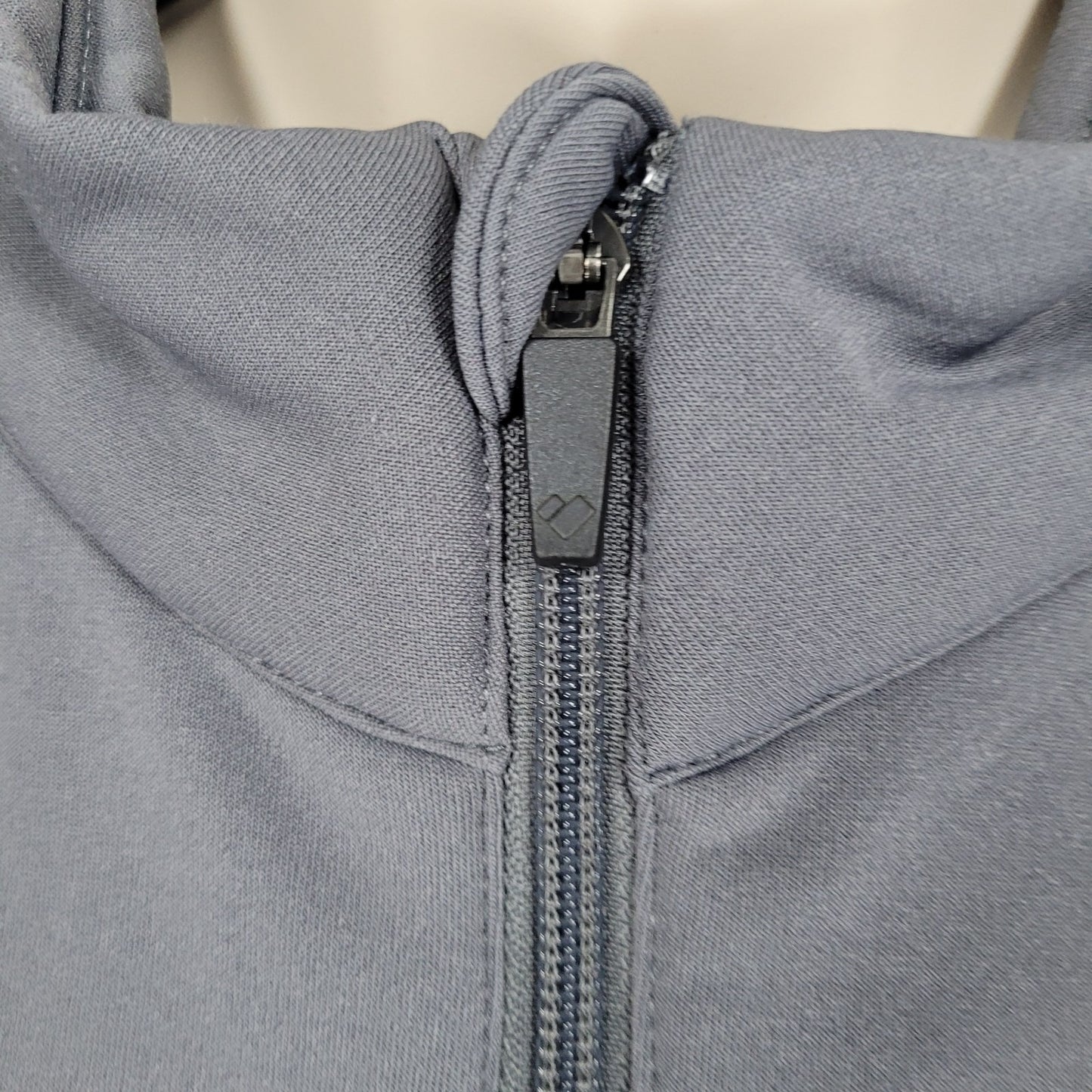 Obermeyer Grey 1/4 Zip Fleece Lined Stretch Pullover Base Layer Jacket Small S