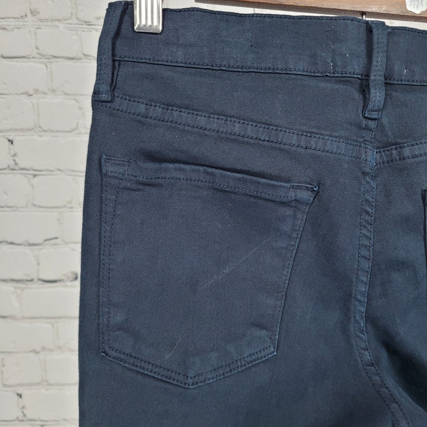 Frame Denim Dark Blue Le Skinny De Jeanne Distressed Mid Rise USA 26 (26x29)