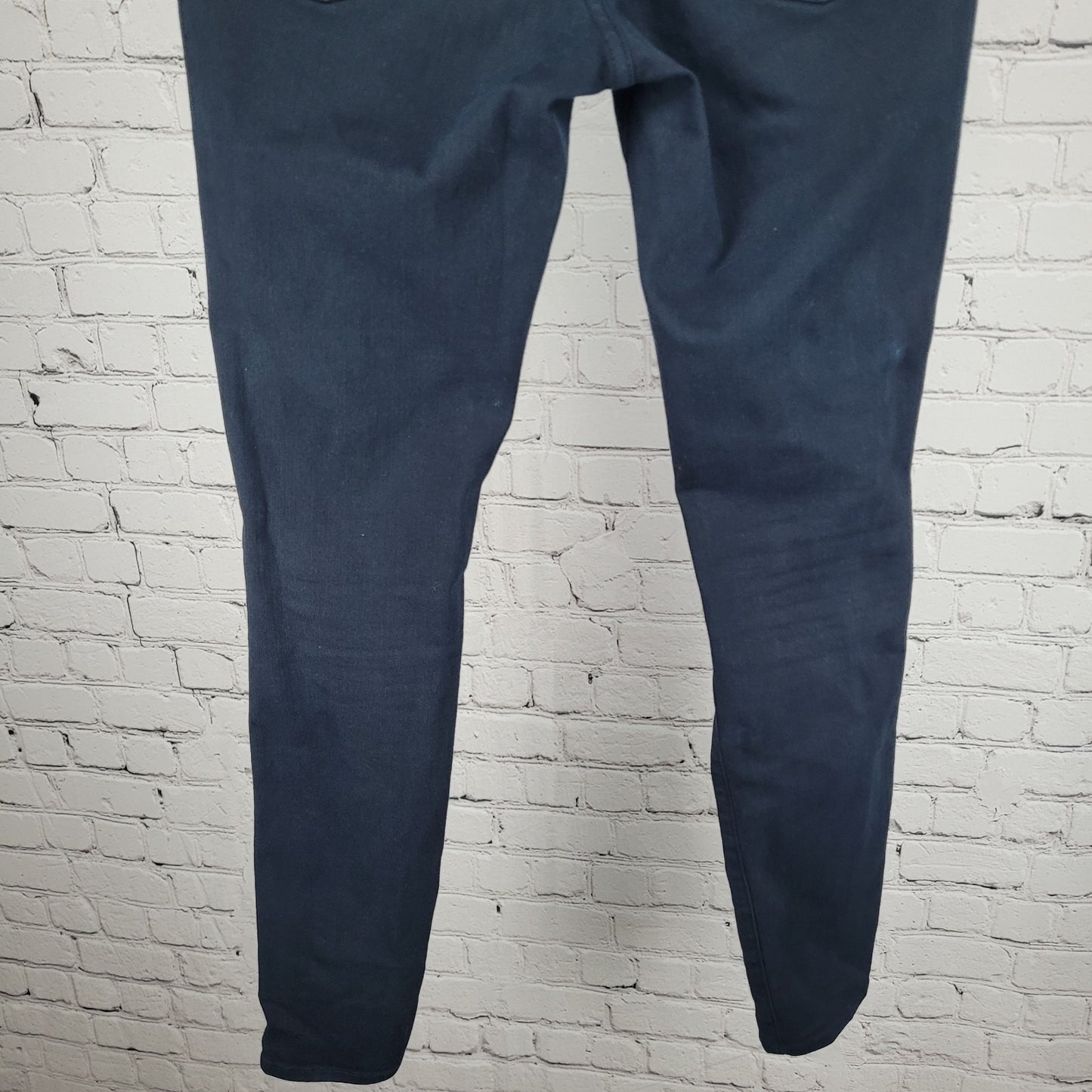 Frame Denim Dark Blue Le Skinny De Jeanne Distressed Mid Rise USA 26 (26x29)