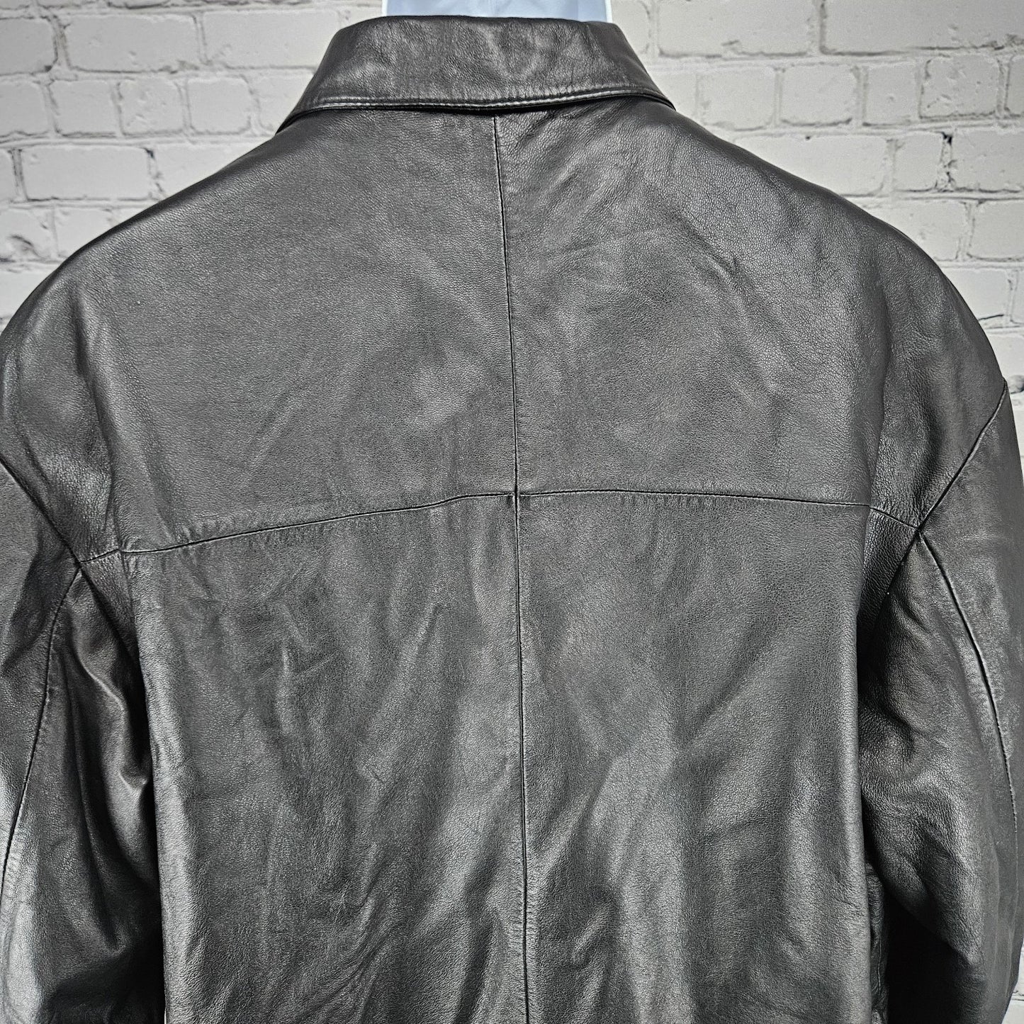 Wilsons Leather Pelle Studio Black Thinsulate Removable Liner Jacket XL *zipper