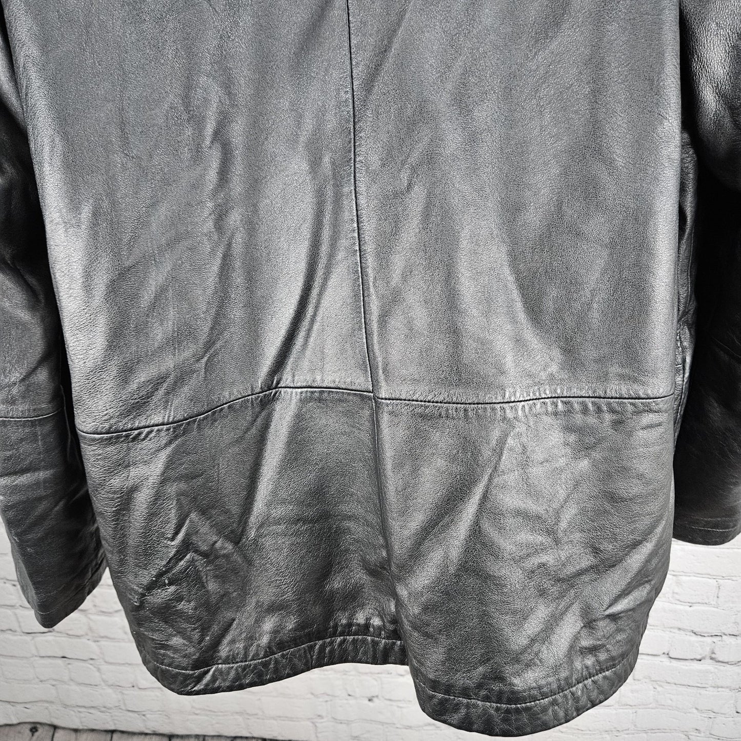 Wilsons Leather Pelle Studio Black Thinsulate Removable Liner Jacket XL *zipper