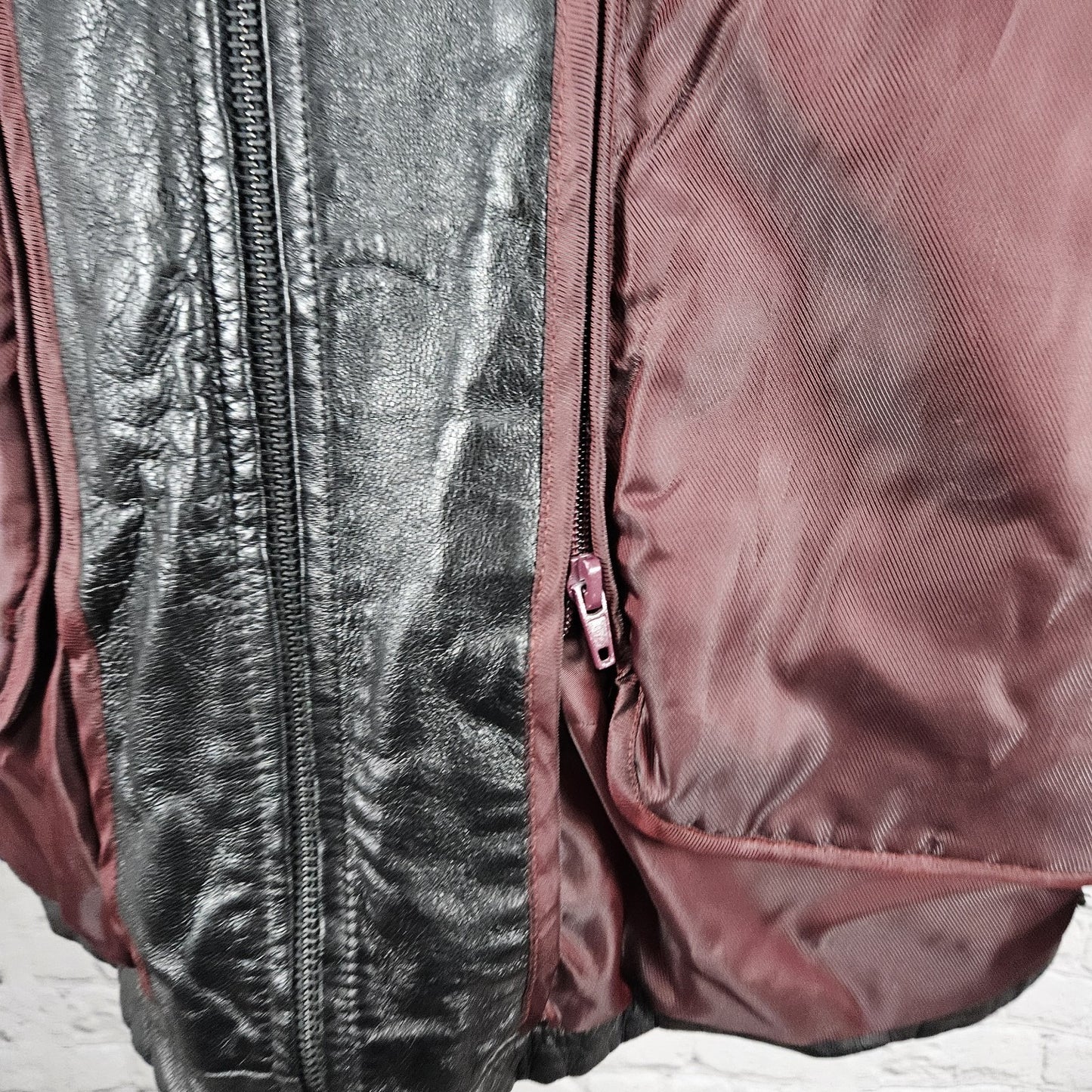 Wilsons Leather Pelle Studio Black Thinsulate Removable Liner Jacket XL *zipper