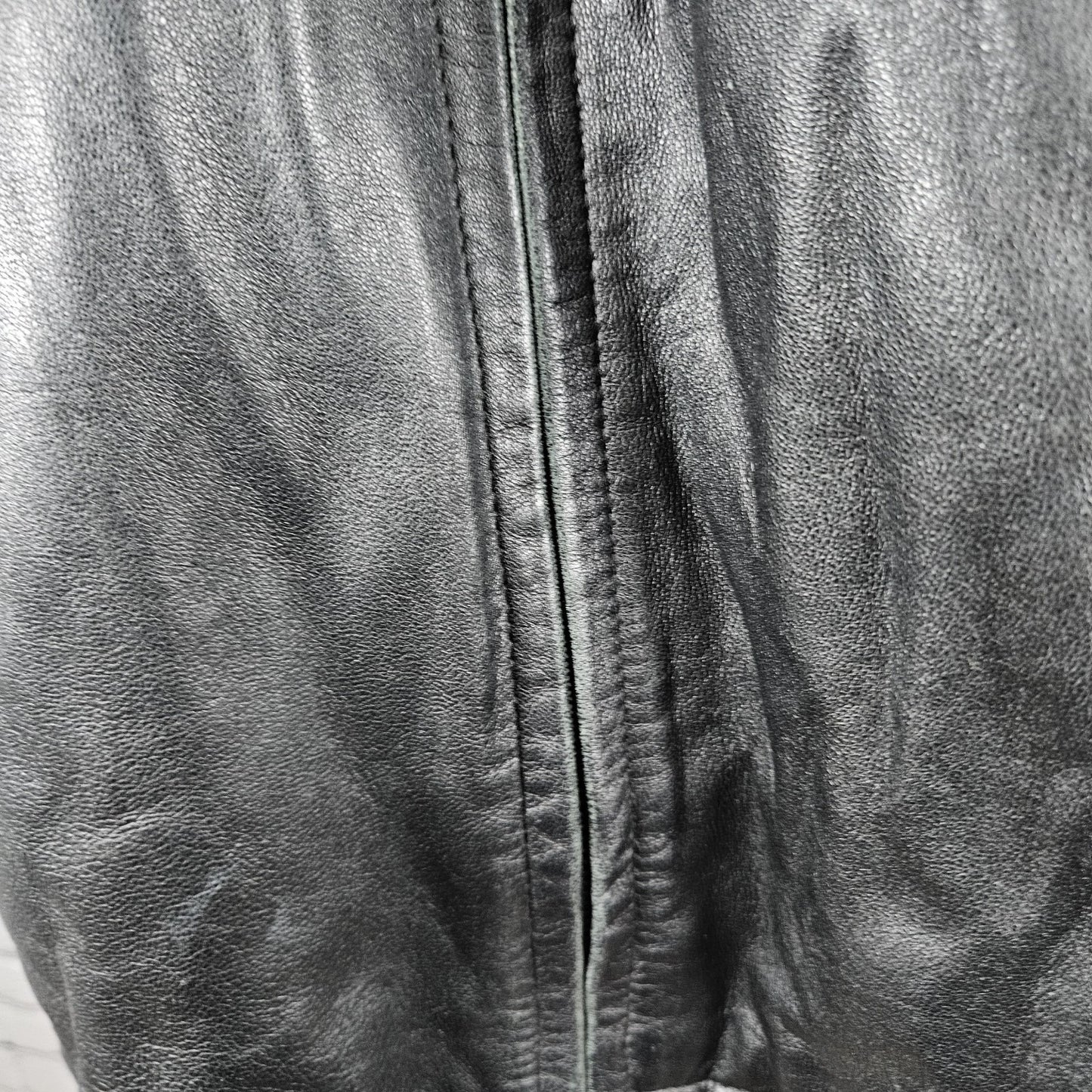 Wilsons Leather Pelle Studio Black Thinsulate Removable Liner Jacket XL *zipper