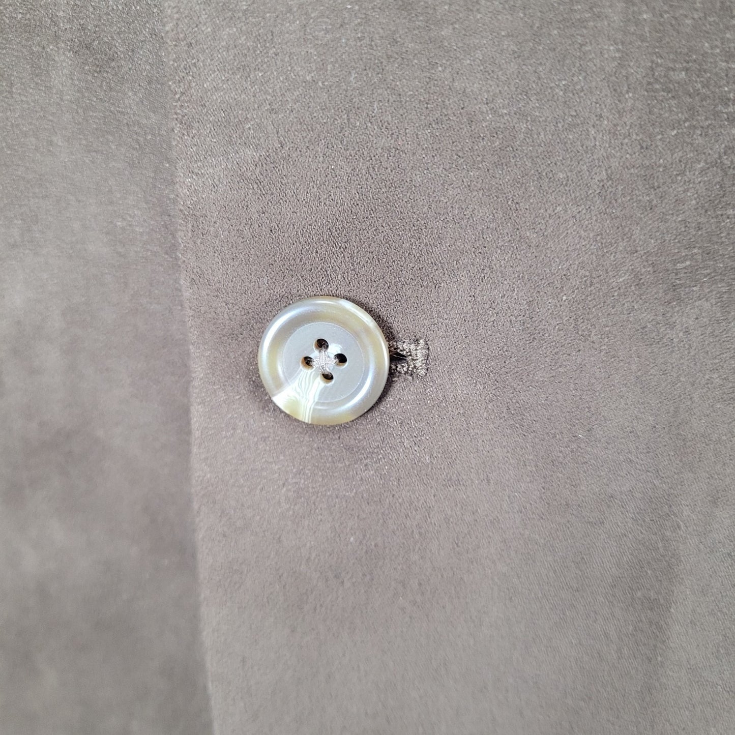 Chaps Ralph Lauren Brown Microfiber 2 Button Vented Notch Blazer Jacket Size 42