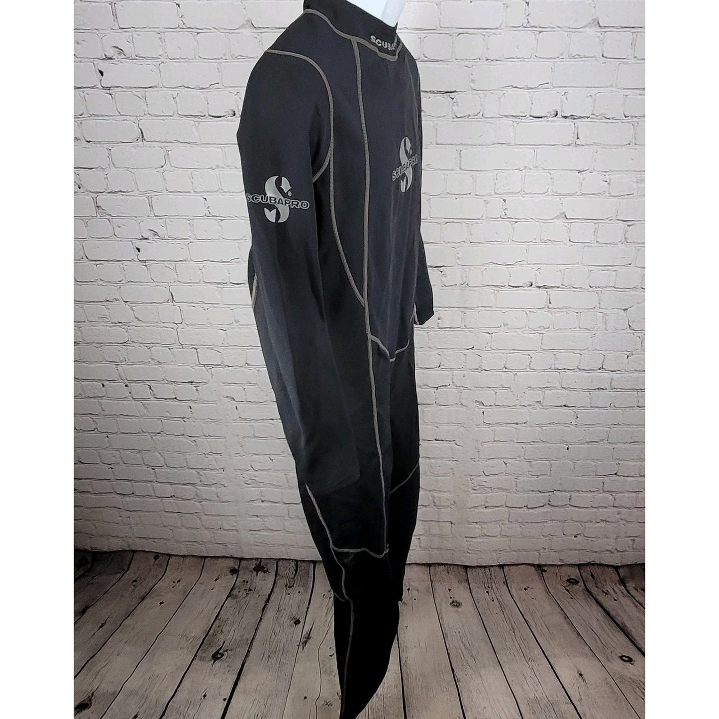 Scubapro Black .5mm Long Sleeve Zipped Full Dive Scuba Wetsuit Size XXL