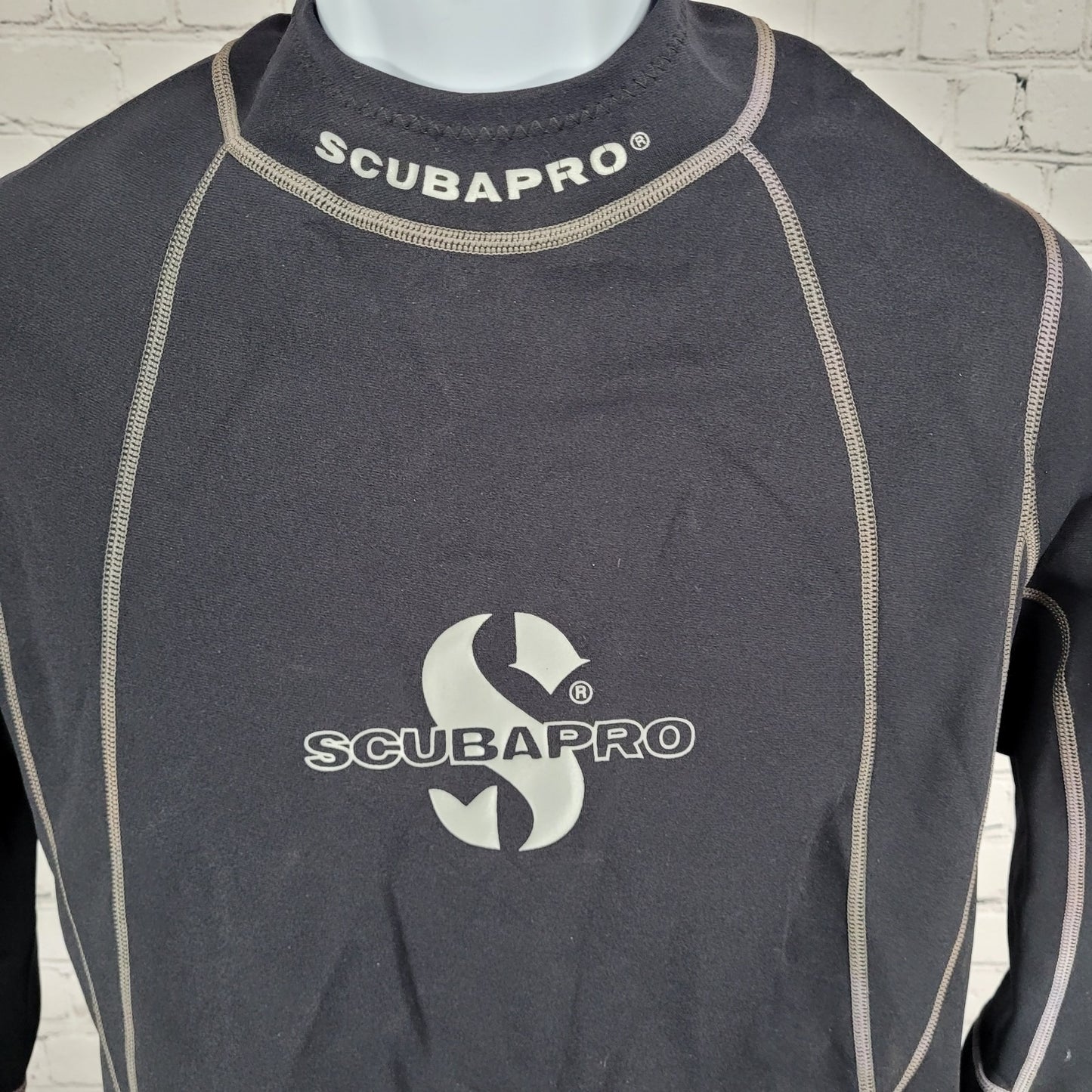 Scubapro Black .5mm Long Sleeve Zipped Full Dive Scuba Wetsuit Size XXL