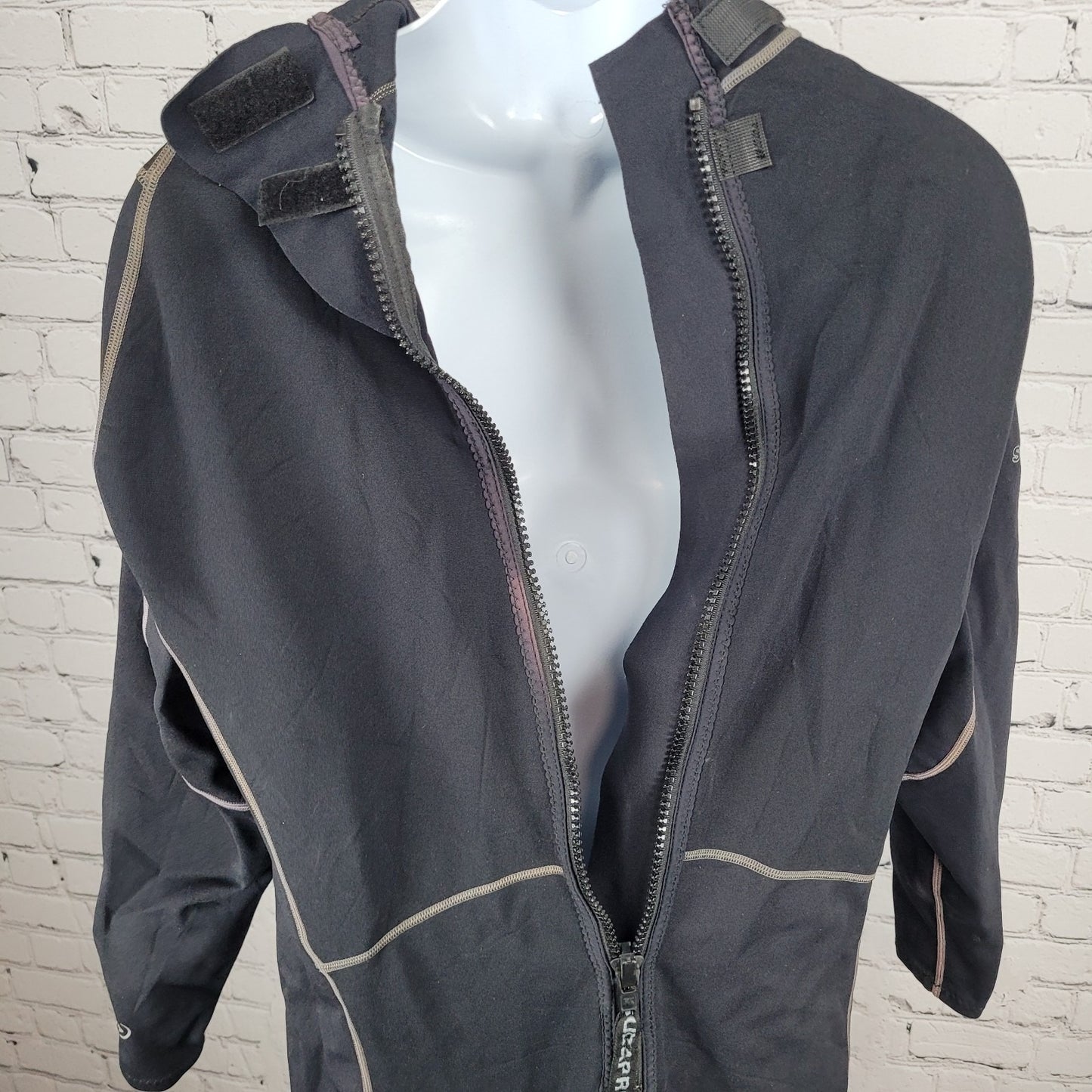 Scubapro Black .5mm Long Sleeve Zipped Full Dive Scuba Wetsuit Size XXL