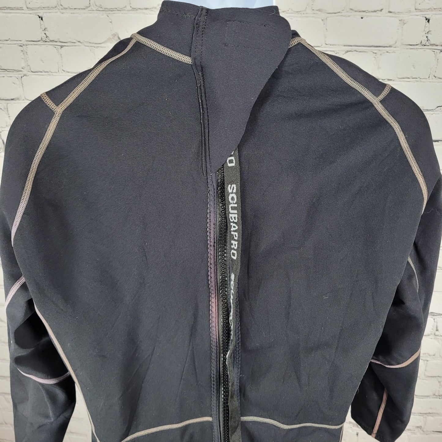 Scubapro Black .5mm Long Sleeve Zipped Full Dive Scuba Wetsuit Size XXL
