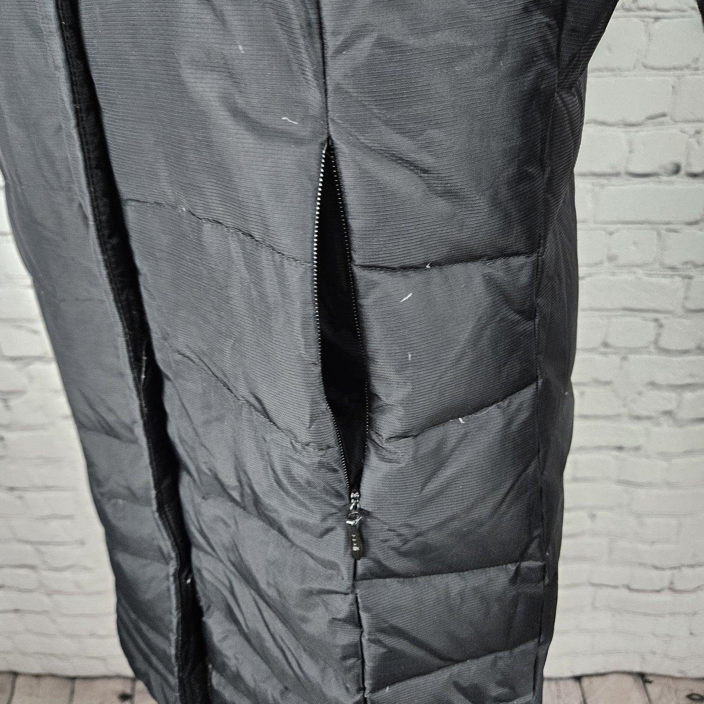 Columbia Black 550 Titanium Omni Tech Down Feather Waterproof Hood Parka Coat S