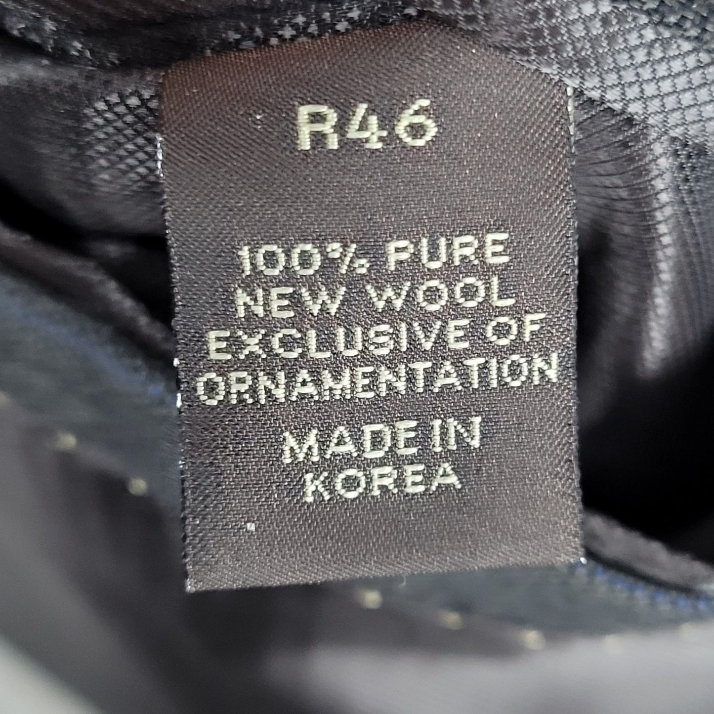 Tasso Elba Brown 100% Wool Angelico Full Suit Set Jacket 46R Pants 40R 40x28