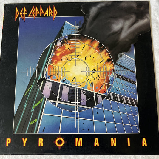 Def Leppard Vinyl Pyromania Lp Album 1983 Polygram Records Metal Rock Band 80s