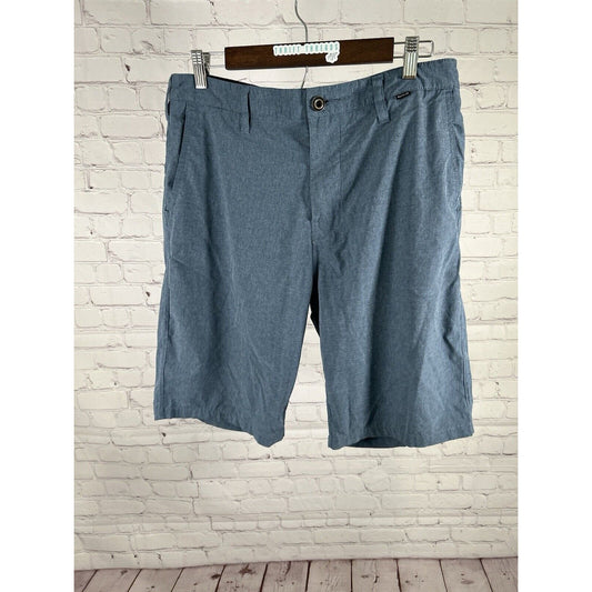 Hurley Phantom Blue Mid Rise Bathing Suit Swim Trunks Shorts Men’s 32 (32 x 10)
