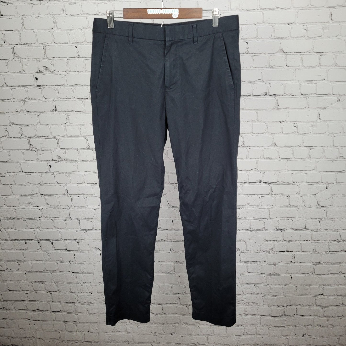 Bonobos Black Tuesday Slim Cotton Stretch Chino Flat Front Dress Pants 32x32