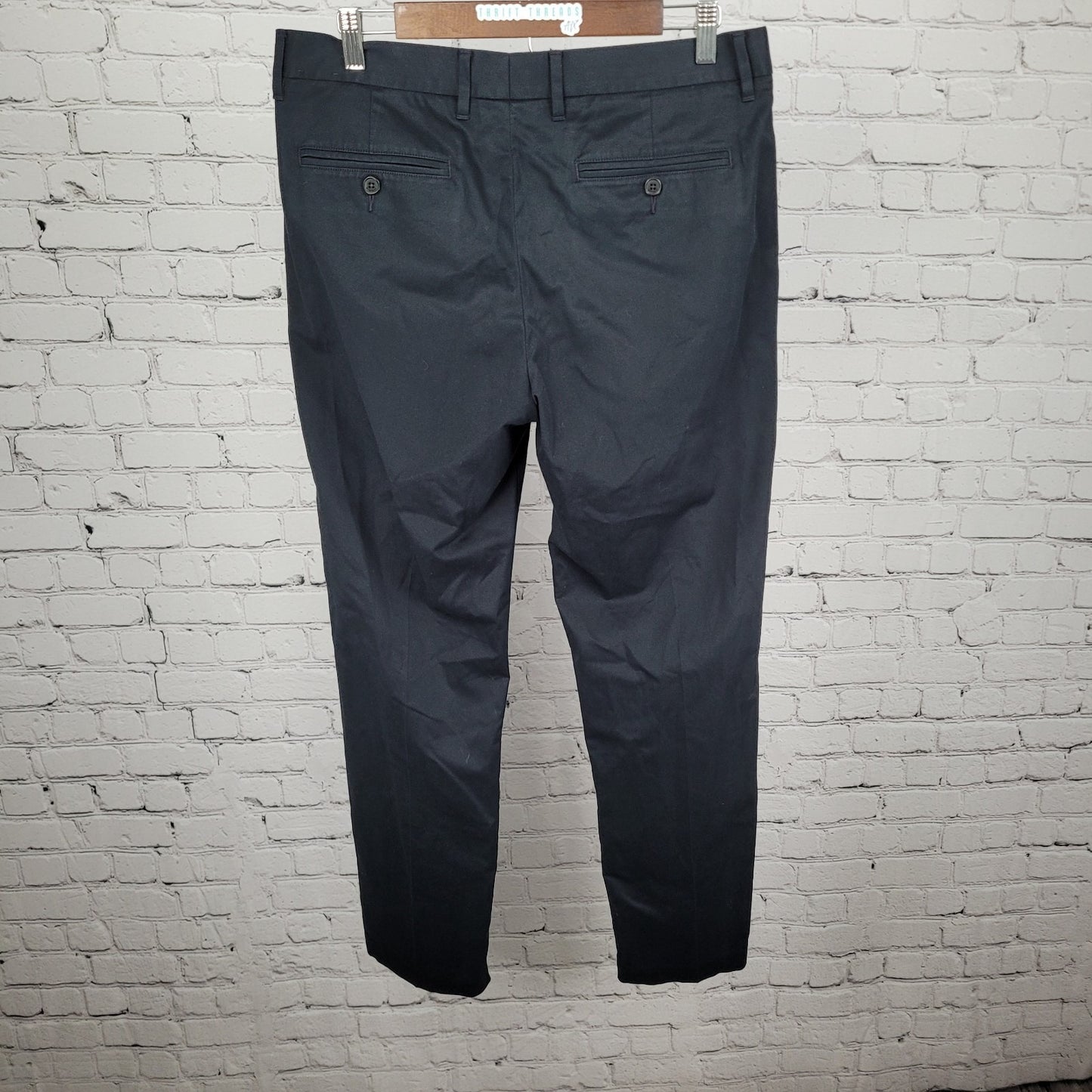 Bonobos Black Tuesday Slim Cotton Stretch Chino Flat Front Dress Pants 32x32