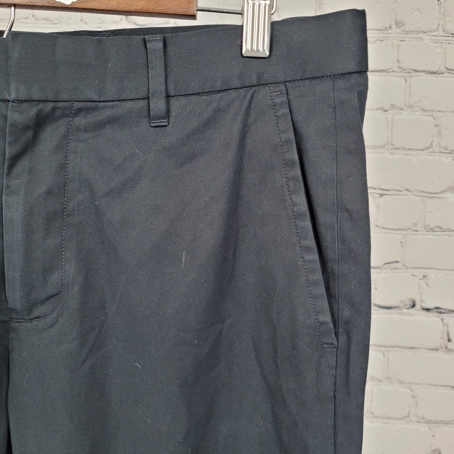 Bonobos Black Tuesday Slim Cotton Stretch Chino Flat Front Dress Pants 32x32