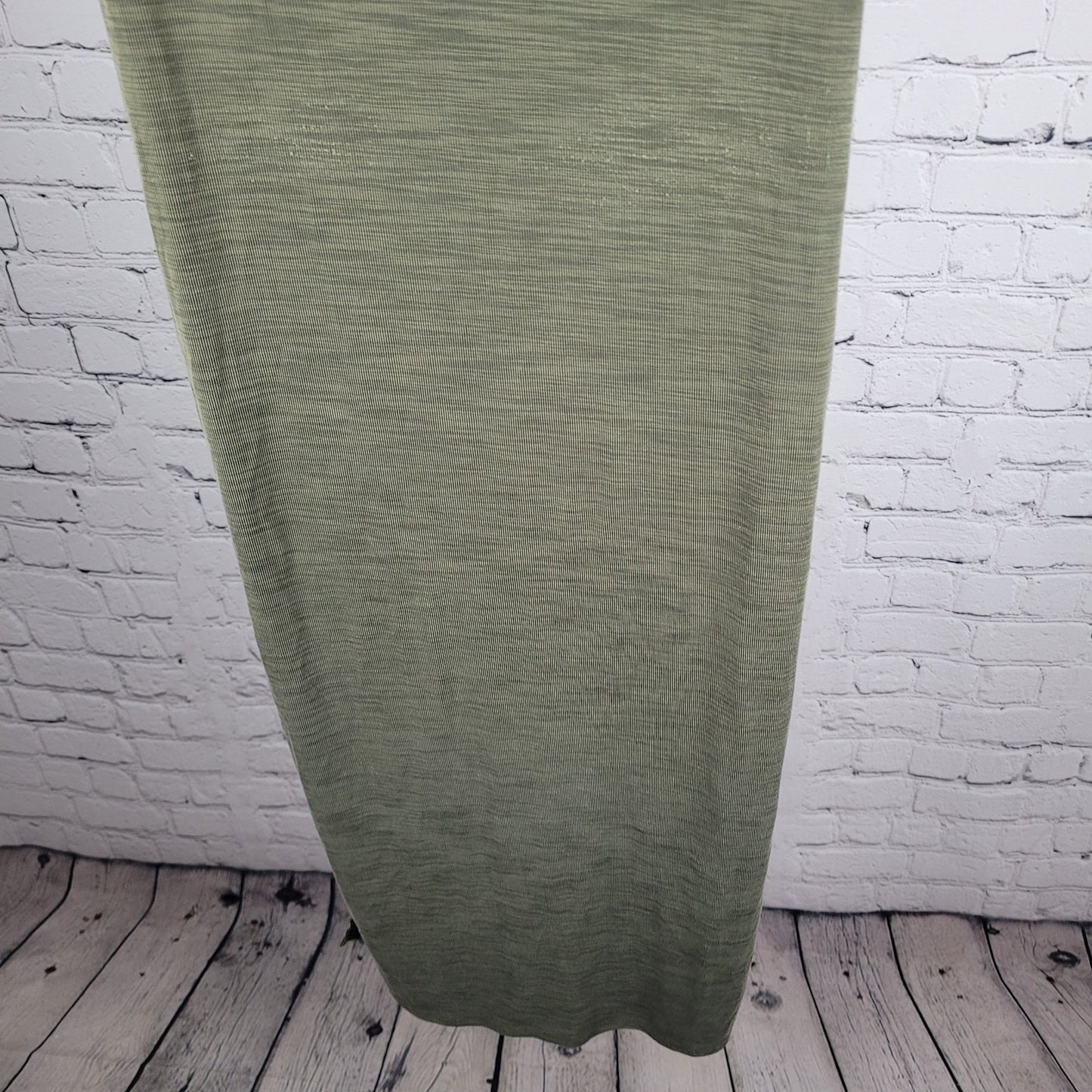 Nicole Miller Green Sleeveless Side Slits Unlined Maxi Tank Dress XS