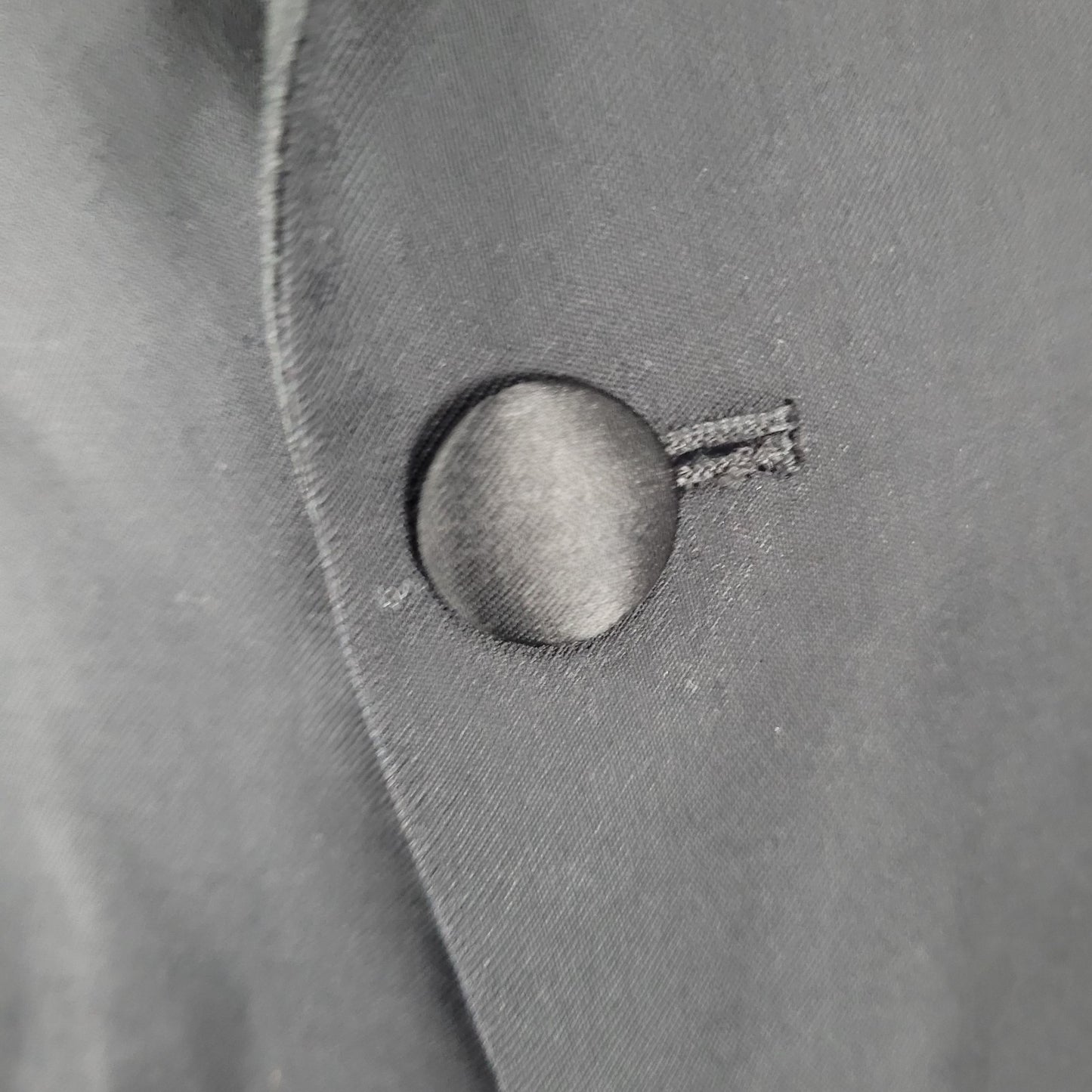 Calvin Klein Black 100% Wool 1 Button Double Vented Shawl Tuxedo Suit Jacket 42S