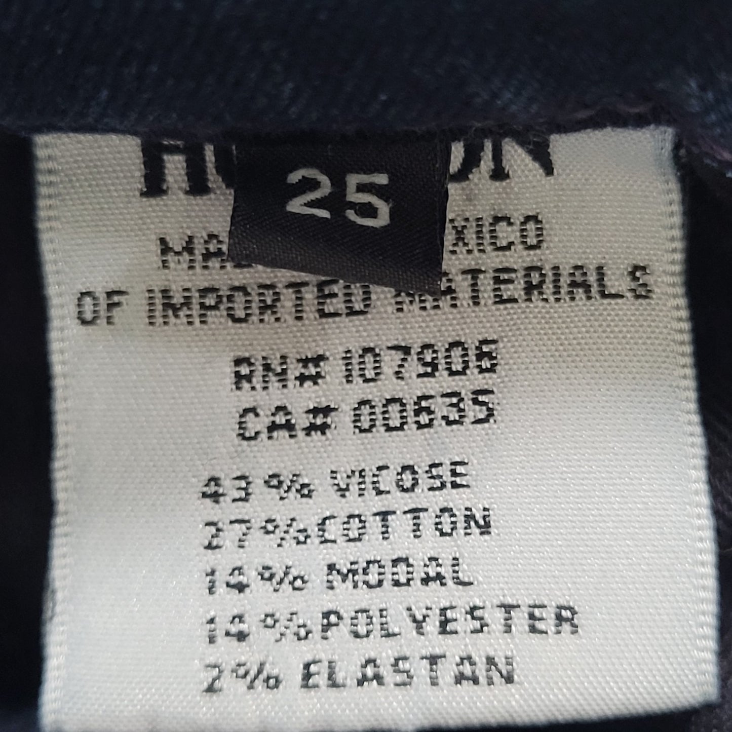 Hudson Blue Denim Nico Mid Rise Super Skinny Stretch Jeans Size 25 (25x26.5)