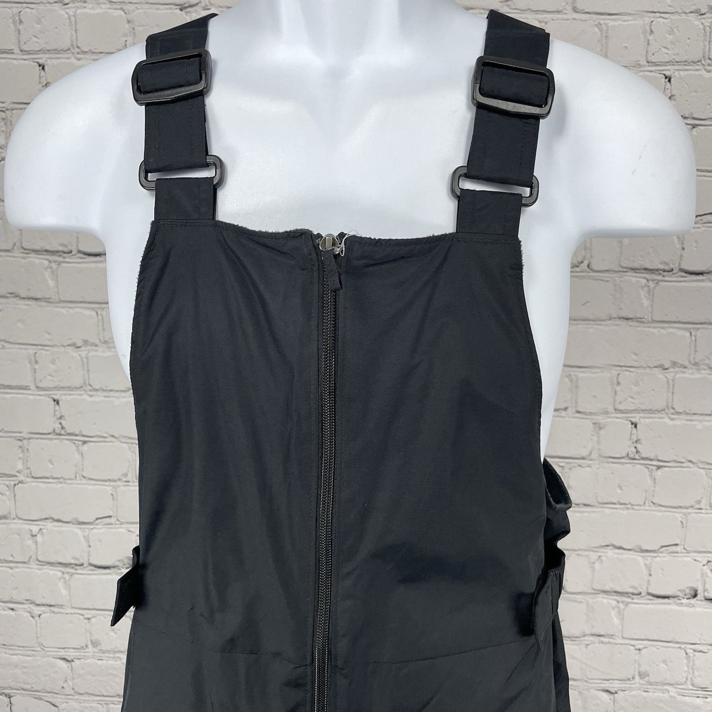 NWT Columbia Black Waterproof Insulated Zipped Out Grown Ski Bib Youth Size XL