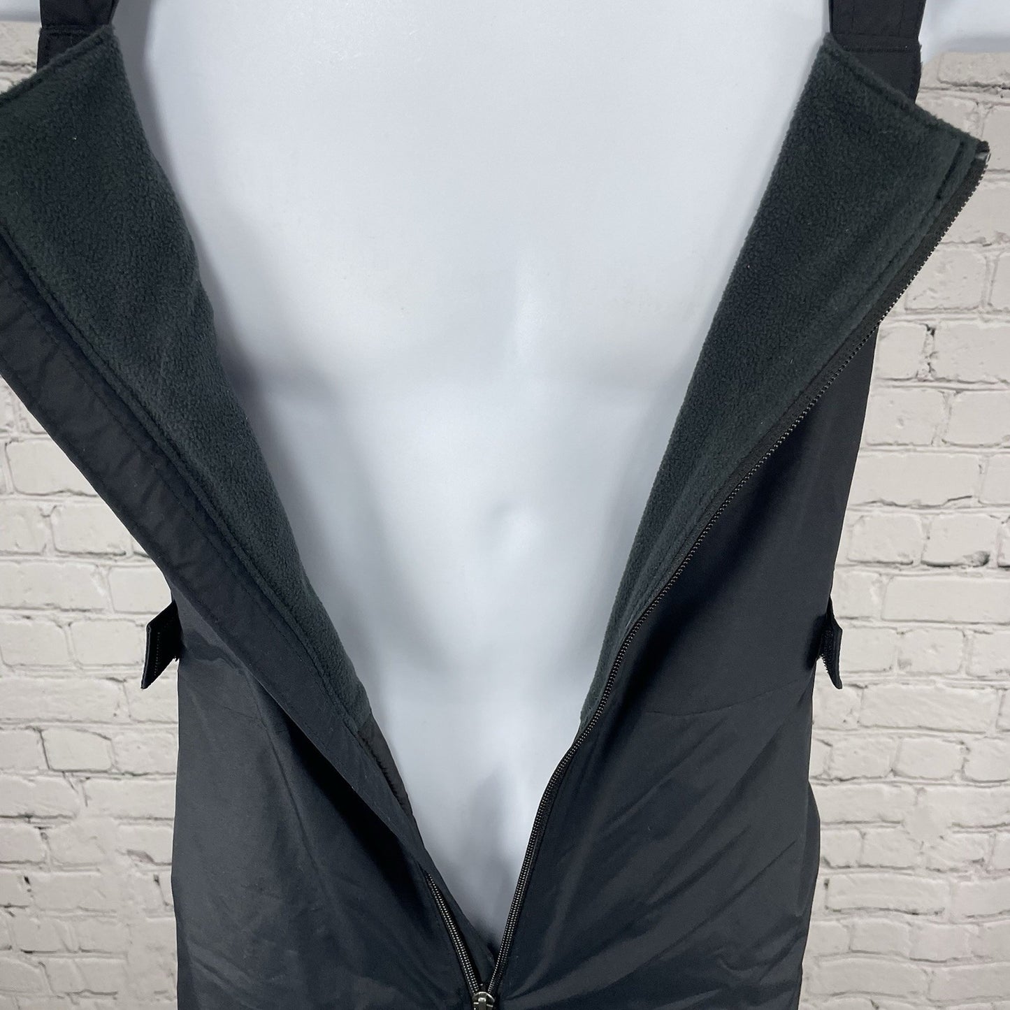 NWT Columbia Black Waterproof Insulated Zipped Out Grown Ski Bib Youth Size XL