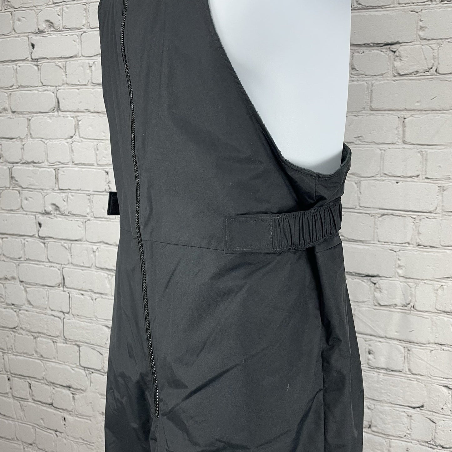 NWT Columbia Black Waterproof Insulated Zipped Out Grown Ski Bib Youth Size XL