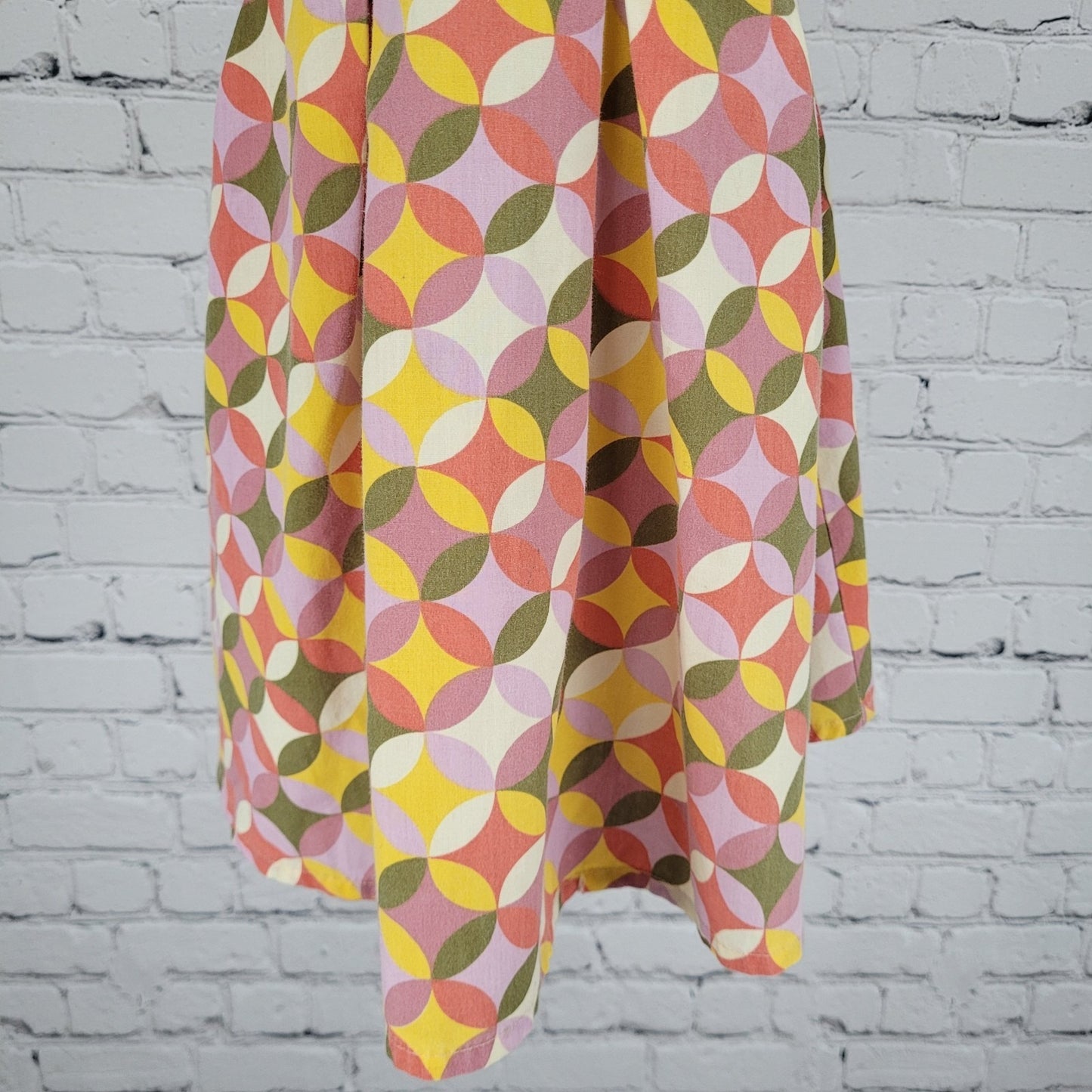 Ava Loves Olli Multicolor Print Adjustable Crossback Tie USA Made Dress Size 4T