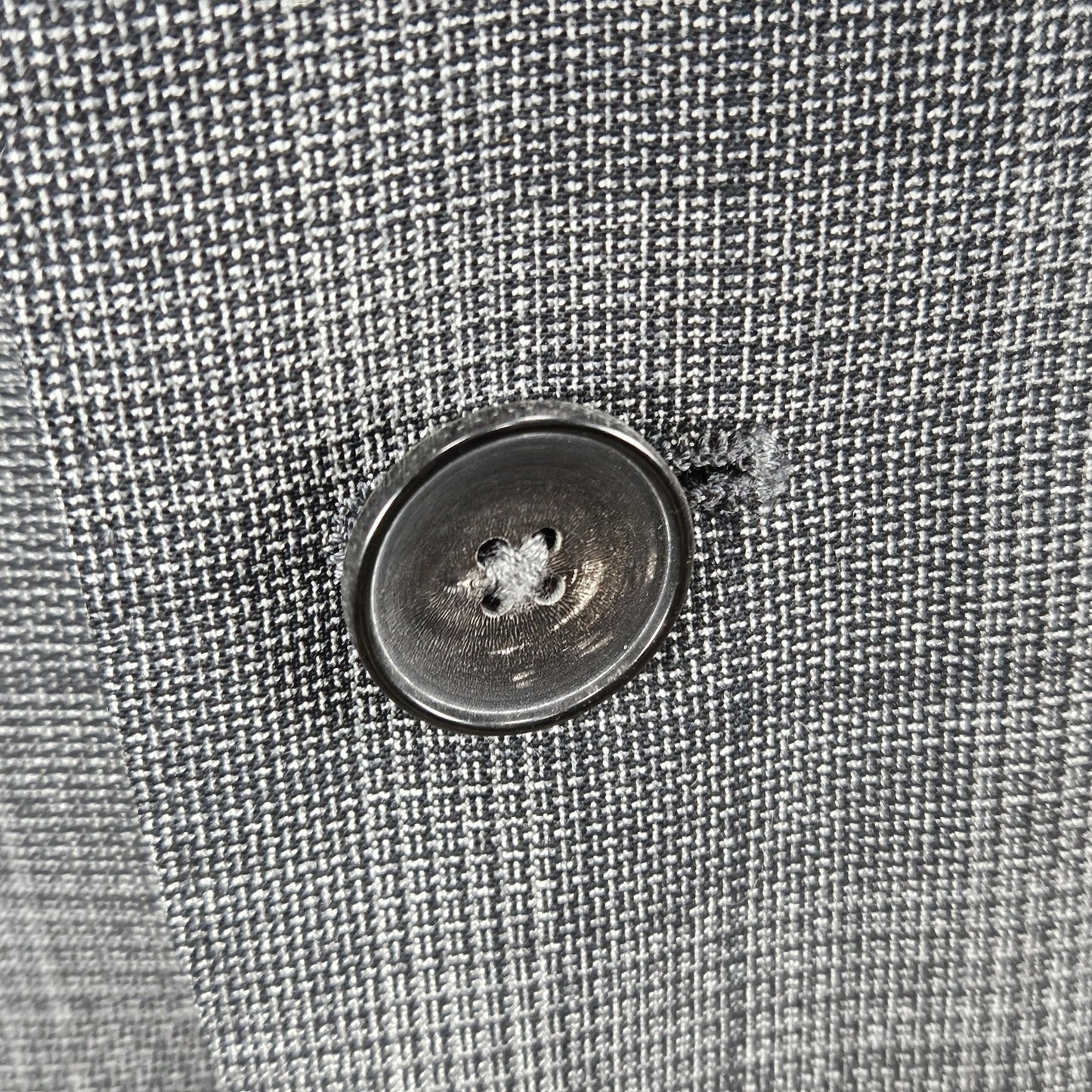 Hugo Boss Grey 100% Wool Guabello Super 130 2 Button Notch Blazer Sport Coat 40R