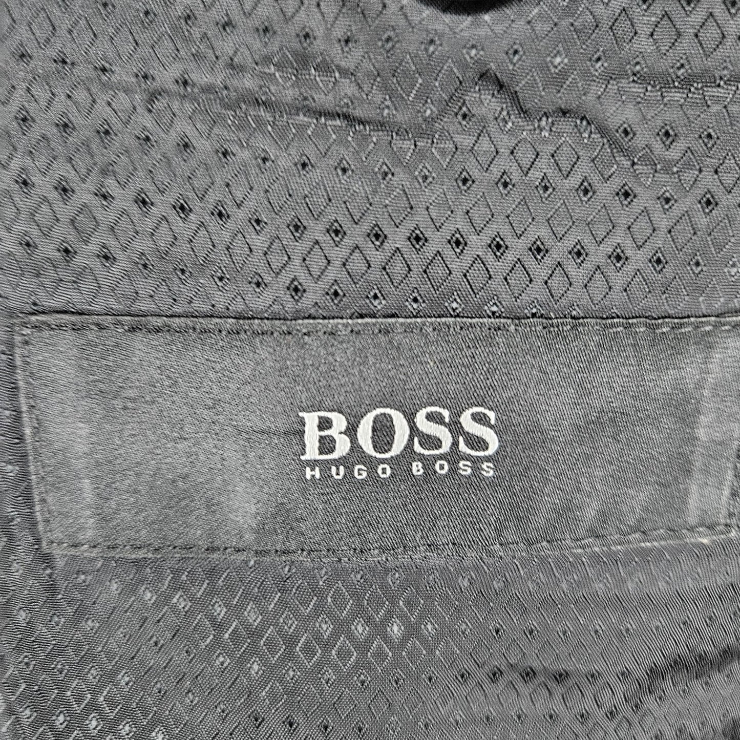 Hugo Boss Grey 100% Wool Guabello Super 130 2 Button Notch Blazer Sport Coat 40R
