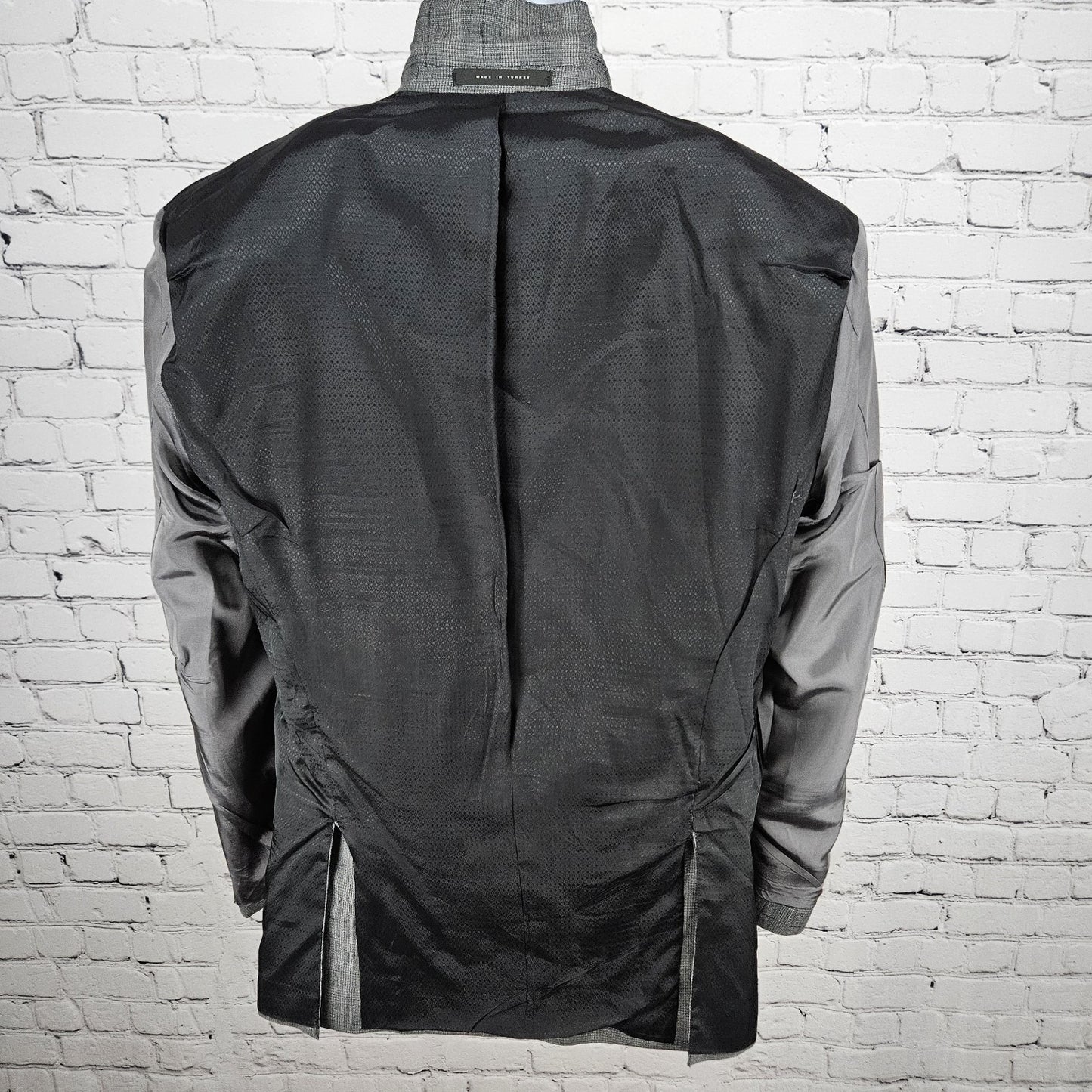 Hugo Boss Grey 100% Wool Guabello Super 130 2 Button Notch Blazer Sport Coat 40R