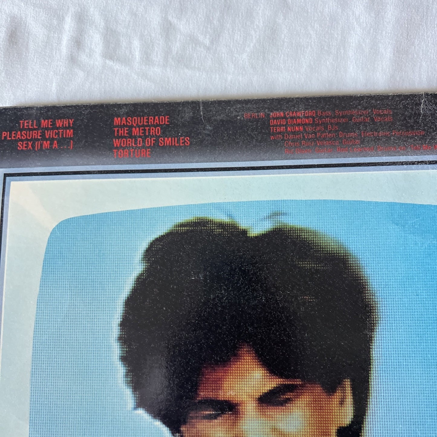 Berlin Pleasure Victim Geffen Records 33 1/2 RPM 1982 LP Vinyl Record Album