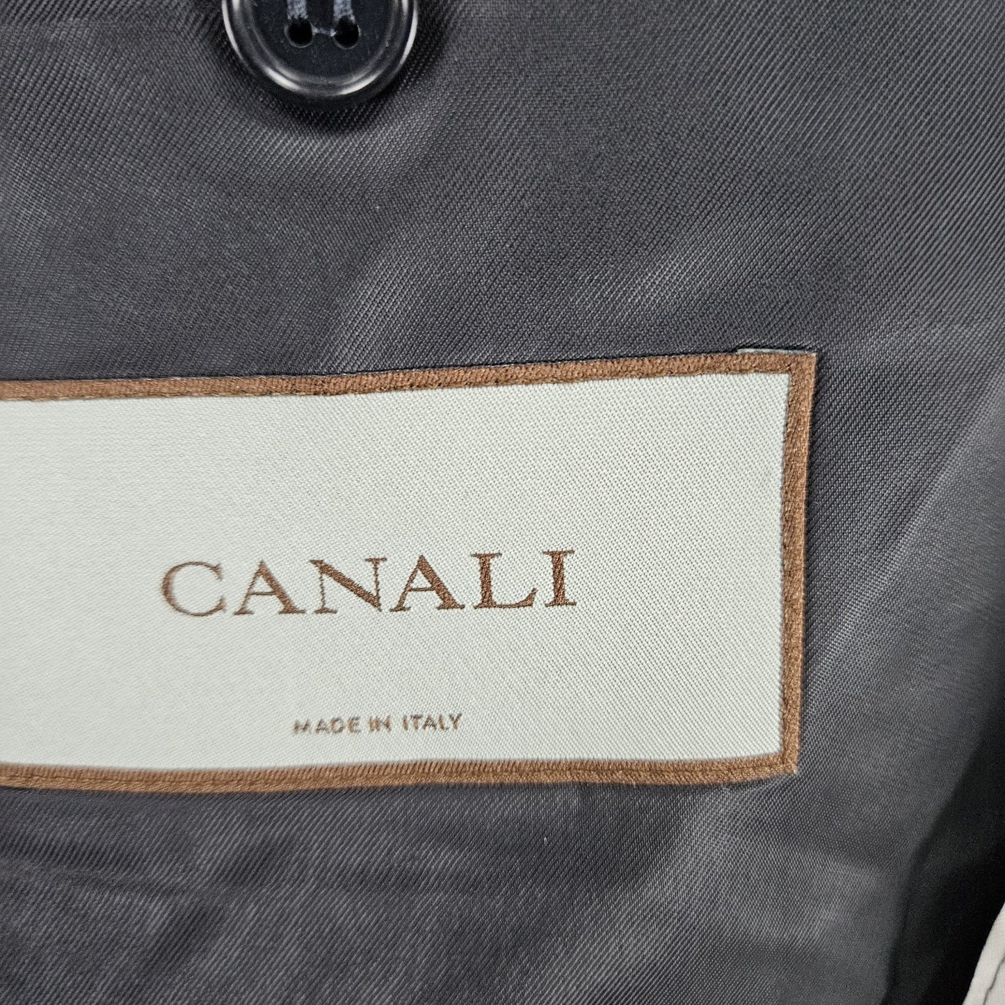 Canali Navy 100% Wool 2 Button Vented Notch Blazer Sport Coat Italy 56 US 46