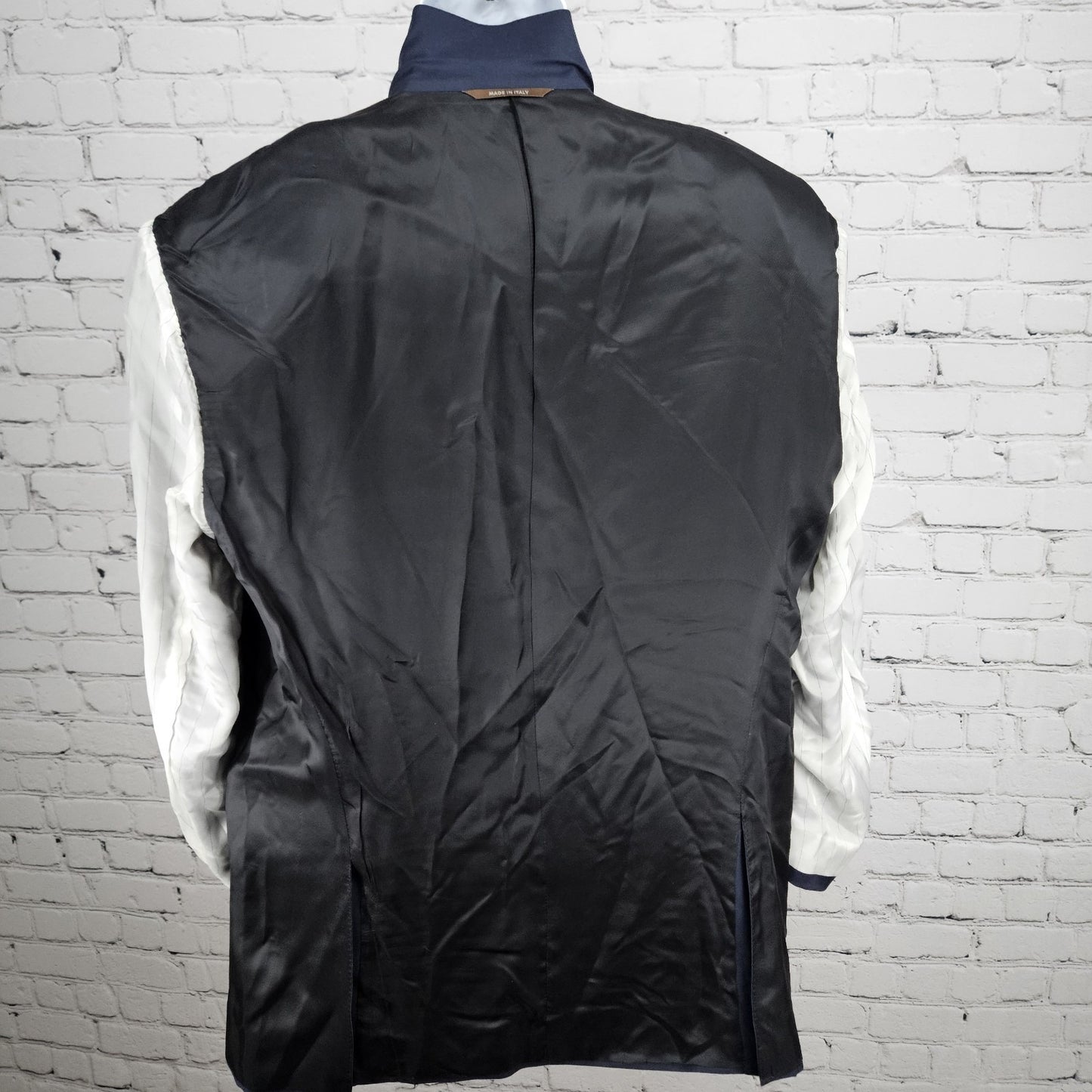 Canali Navy 100% Wool 2 Button Vented Notch Blazer Sport Coat Italy 56 US 46