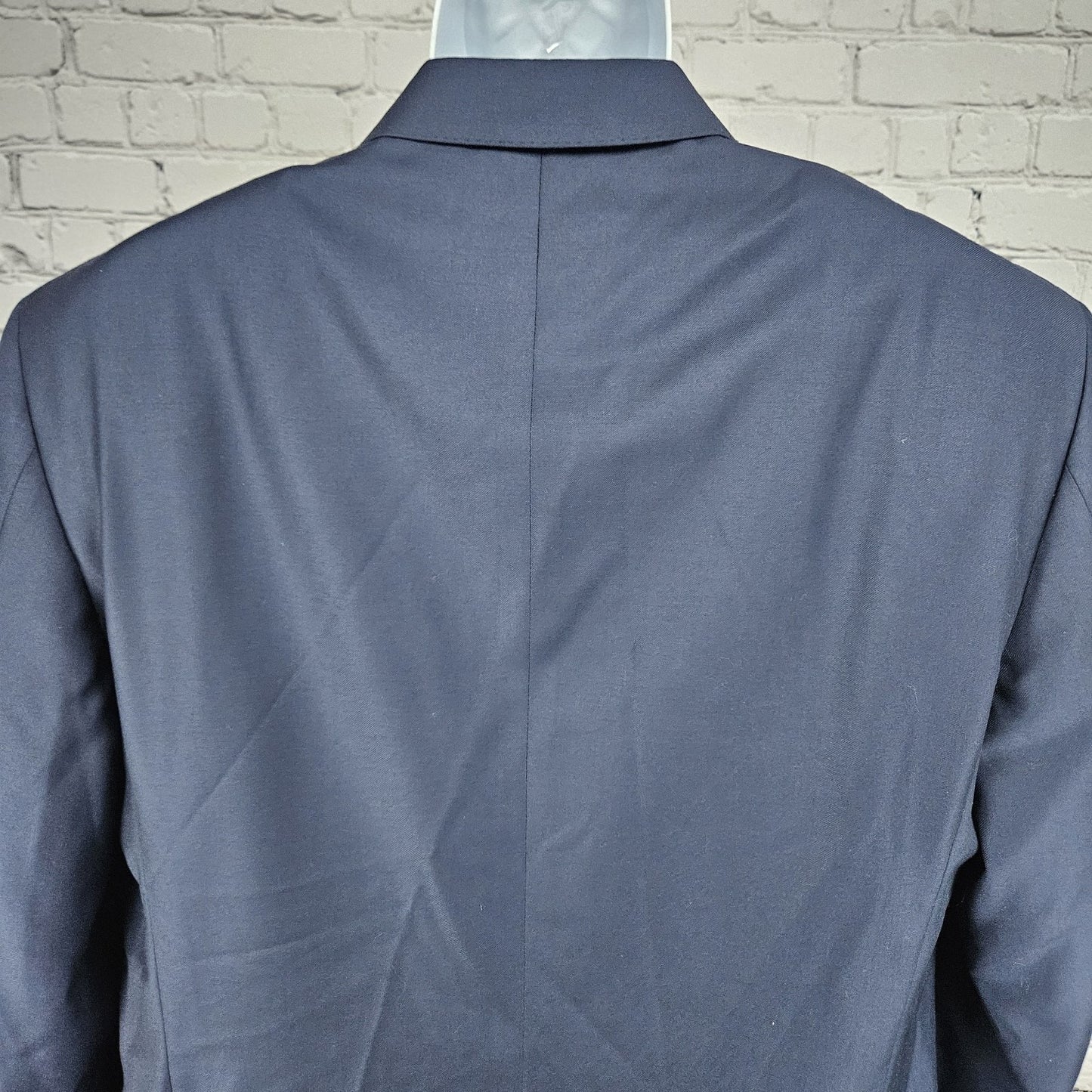 Canali Navy 100% Wool 2 Button Vented Notch Blazer Sport Coat Italy 56 US 46