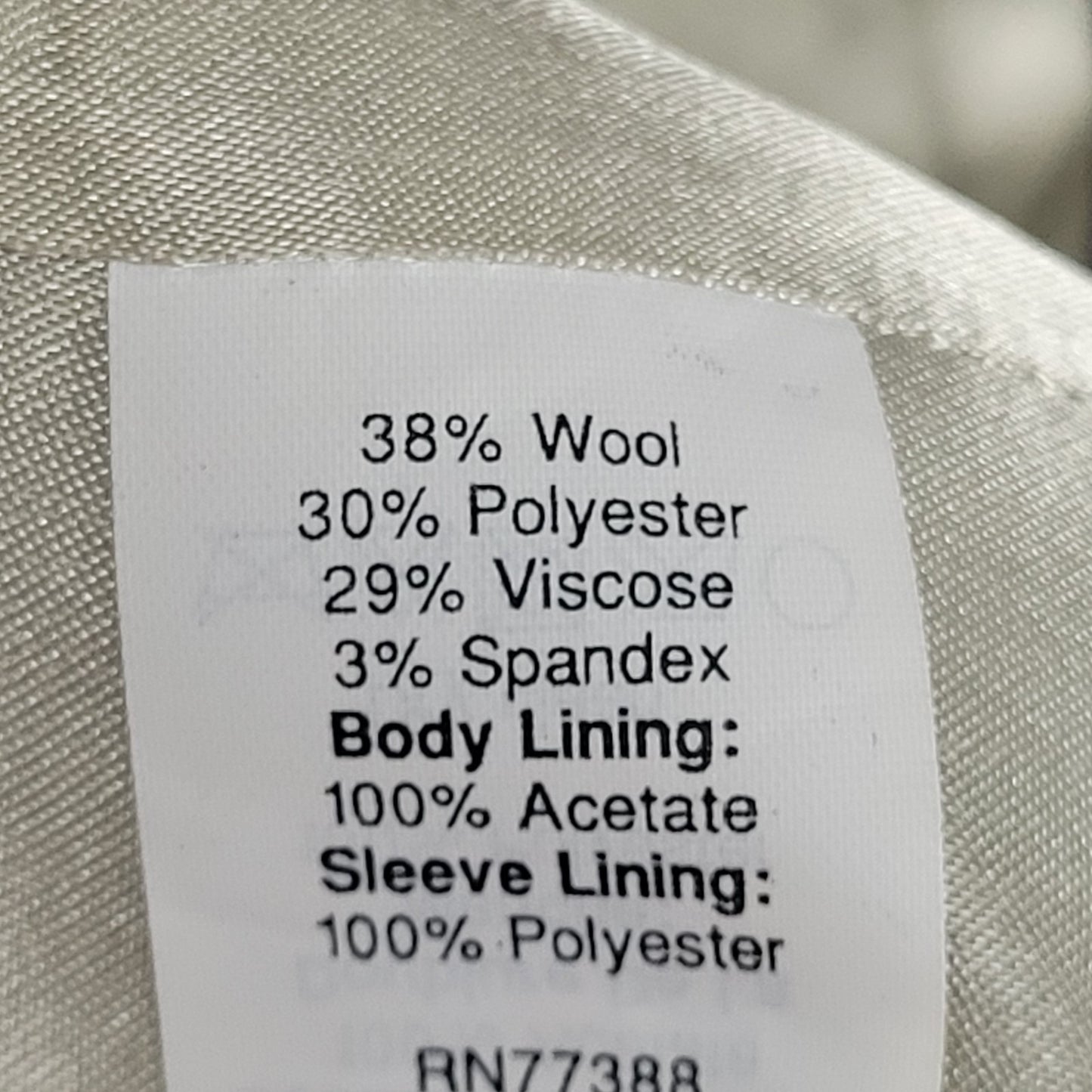 J.CREW Navy Wool Blend Stretch Gold Button Notch Blazer Suit Jacket Size 6