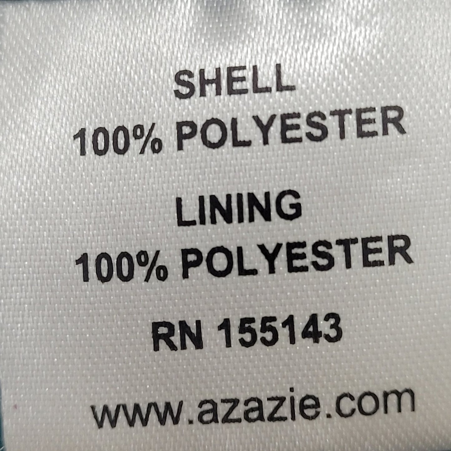 Azazie Dark Green Chiffon Tie Back Padded Bridesmaid Maxi Dress Gown Size C