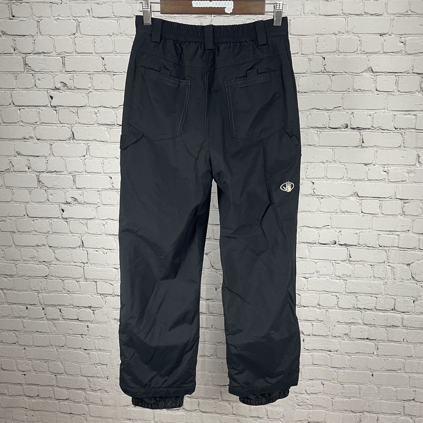 Body Glove Black Insulated Waterproof Ski Snow Pants Youth Size 14 (26x26)