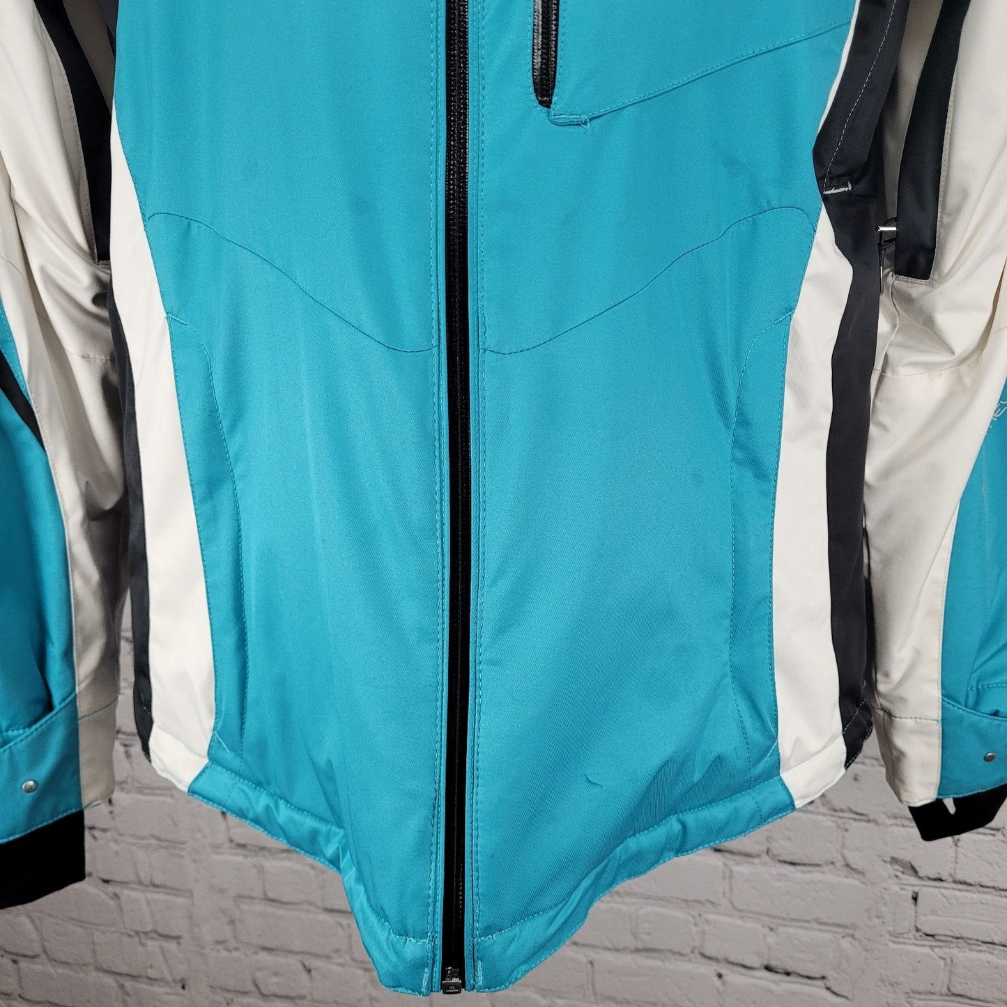 Obermeyer Blue DuPont ComforMax Classic Insulated Full Zip Ski Jacket Size 10
