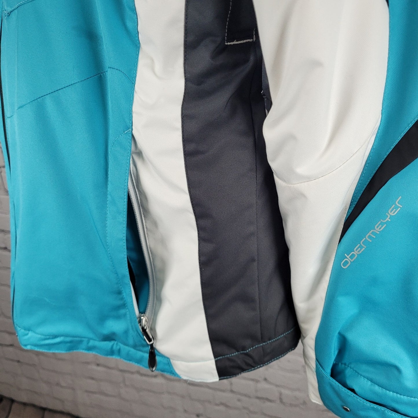 Obermeyer Blue DuPont ComforMax Classic Insulated Full Zip Ski Jacket Size 10