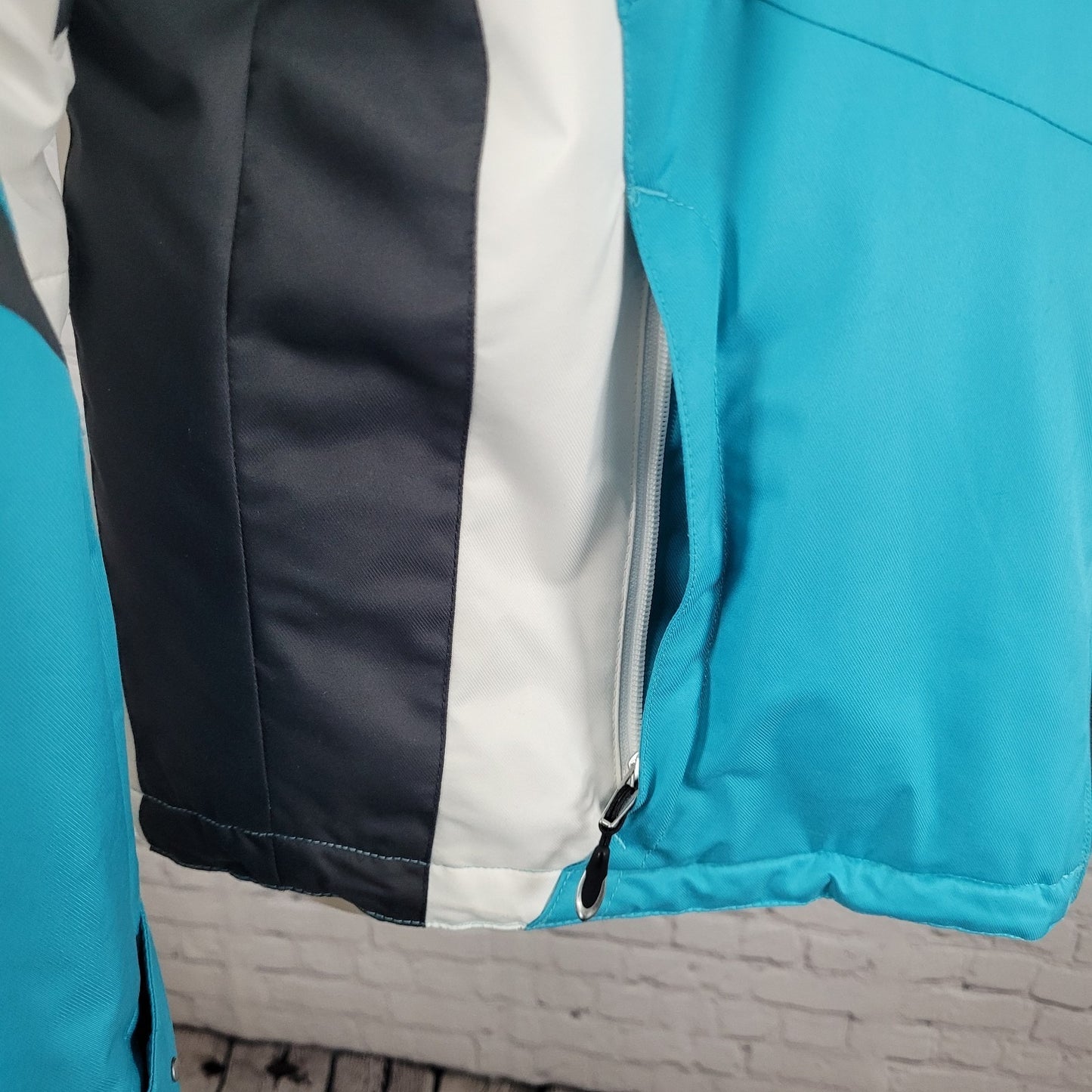Obermeyer Blue DuPont ComforMax Classic Insulated Full Zip Ski Jacket Size 10