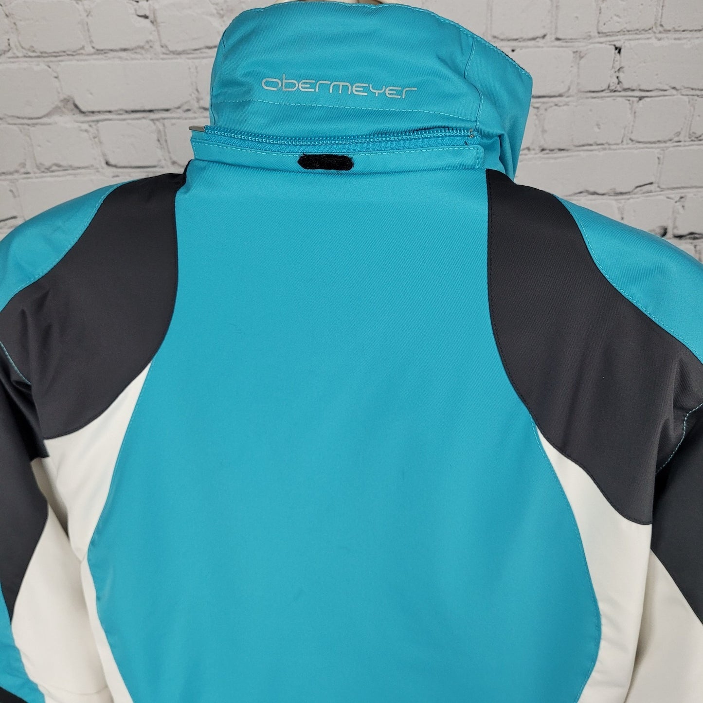 Obermeyer Blue DuPont ComforMax Classic Insulated Full Zip Ski Jacket Size 10