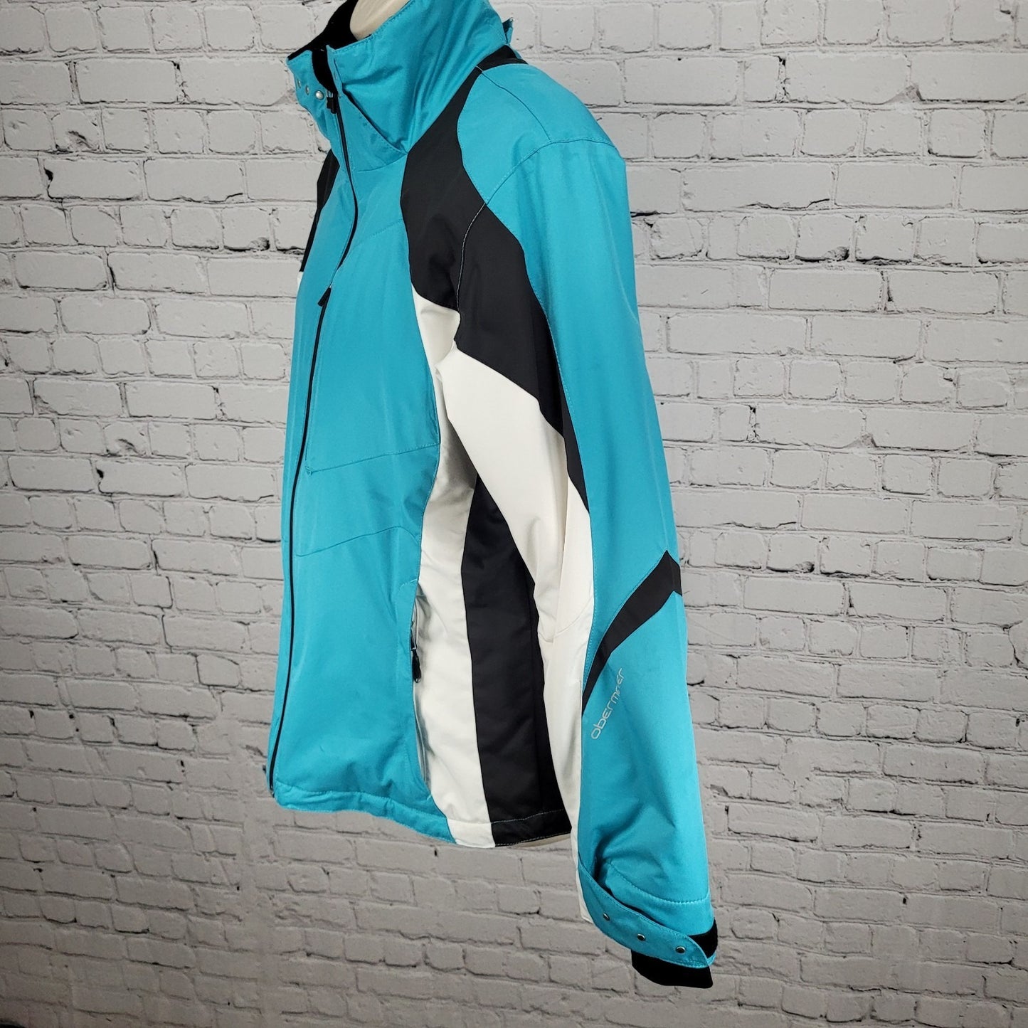 Obermeyer Blue DuPont ComforMax Classic Insulated Full Zip Ski Jacket Size 10