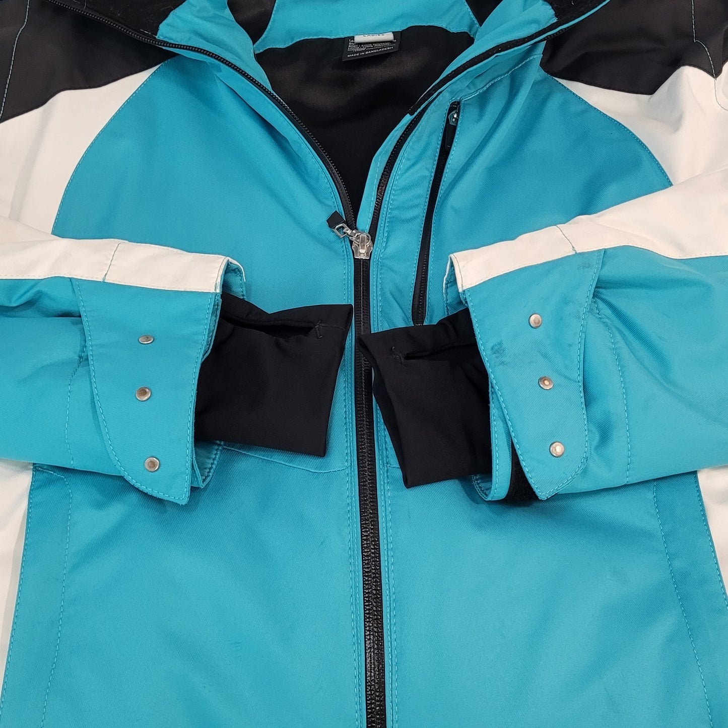 Obermeyer Blue DuPont ComforMax Classic Insulated Full Zip Ski Jacket Size 10