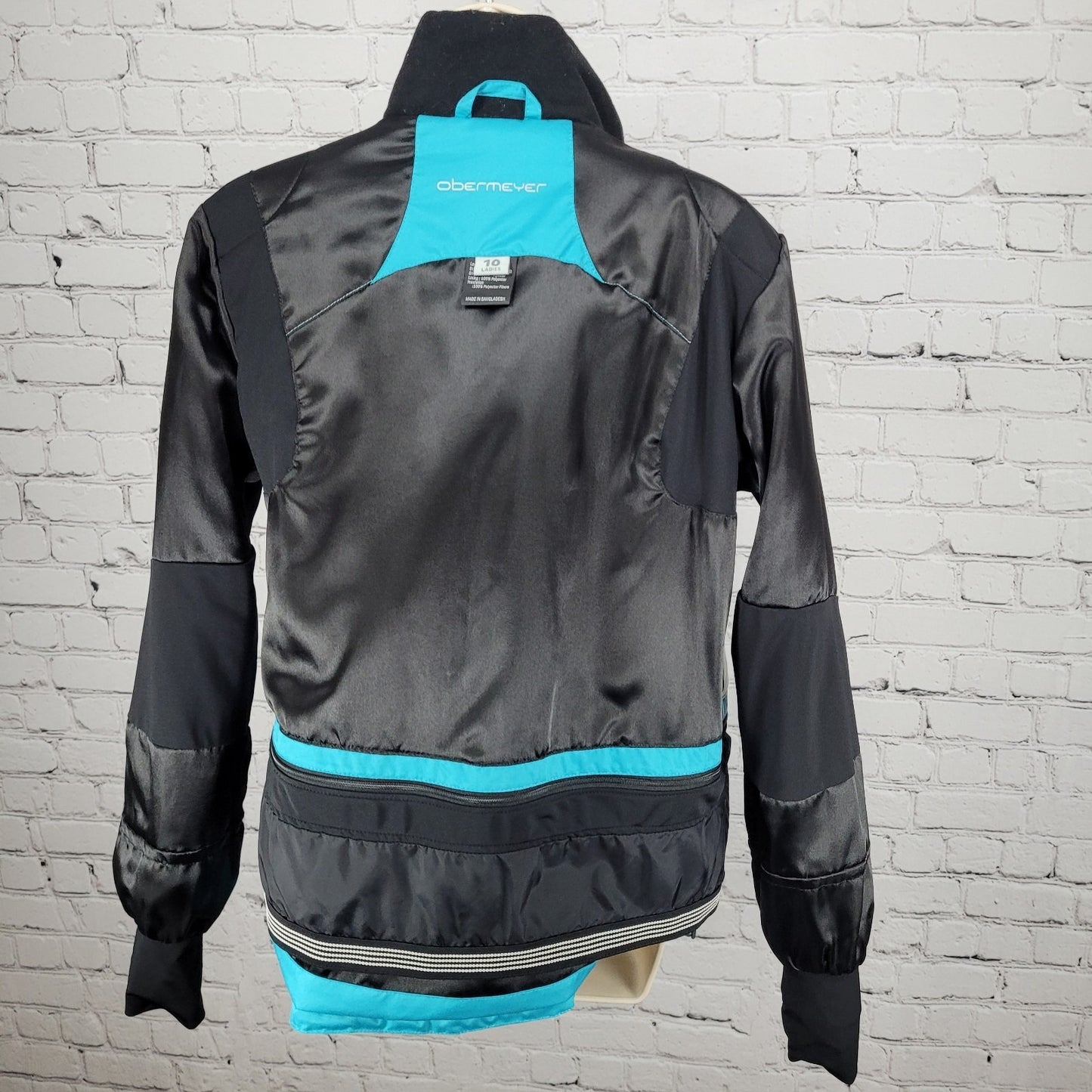 Obermeyer Blue DuPont ComforMax Classic Insulated Full Zip Ski Jacket Size 10