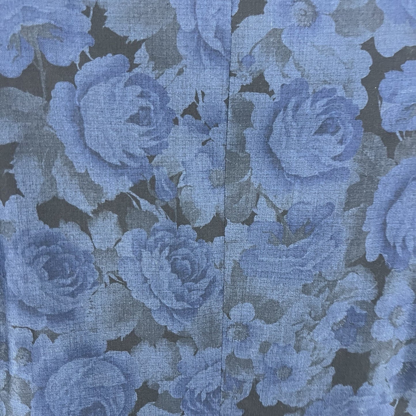 The Savile Row Company London Blue Black Rose Varick Blazer Tuxedo Jacket 38R