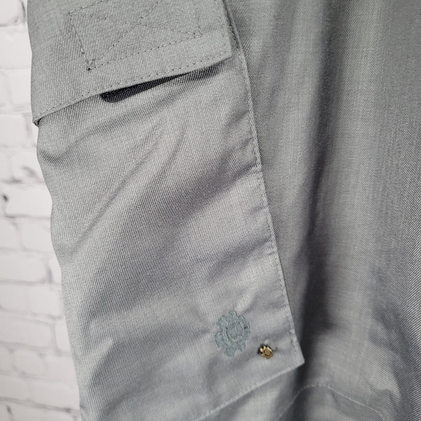 Boulder Gear Grey Adjustable Waist Insulated Snow Ski Pants Large L (36x31)